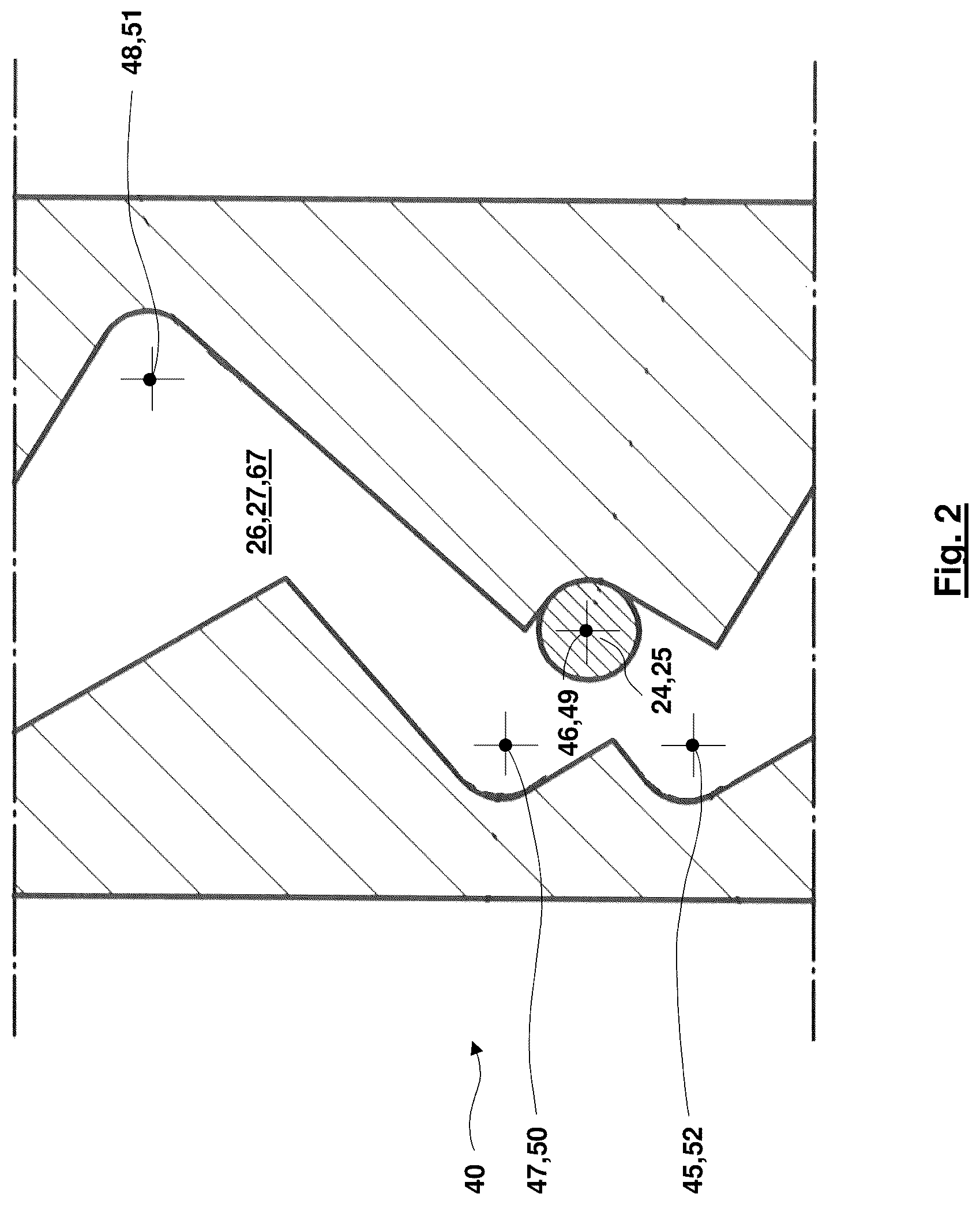 Patent US12304769 Figure 2 – Winding machine fixing mechanism, winding machine and method for coupling and/or decoupling a winding sleeve to or from a winding spindle of a winding machine