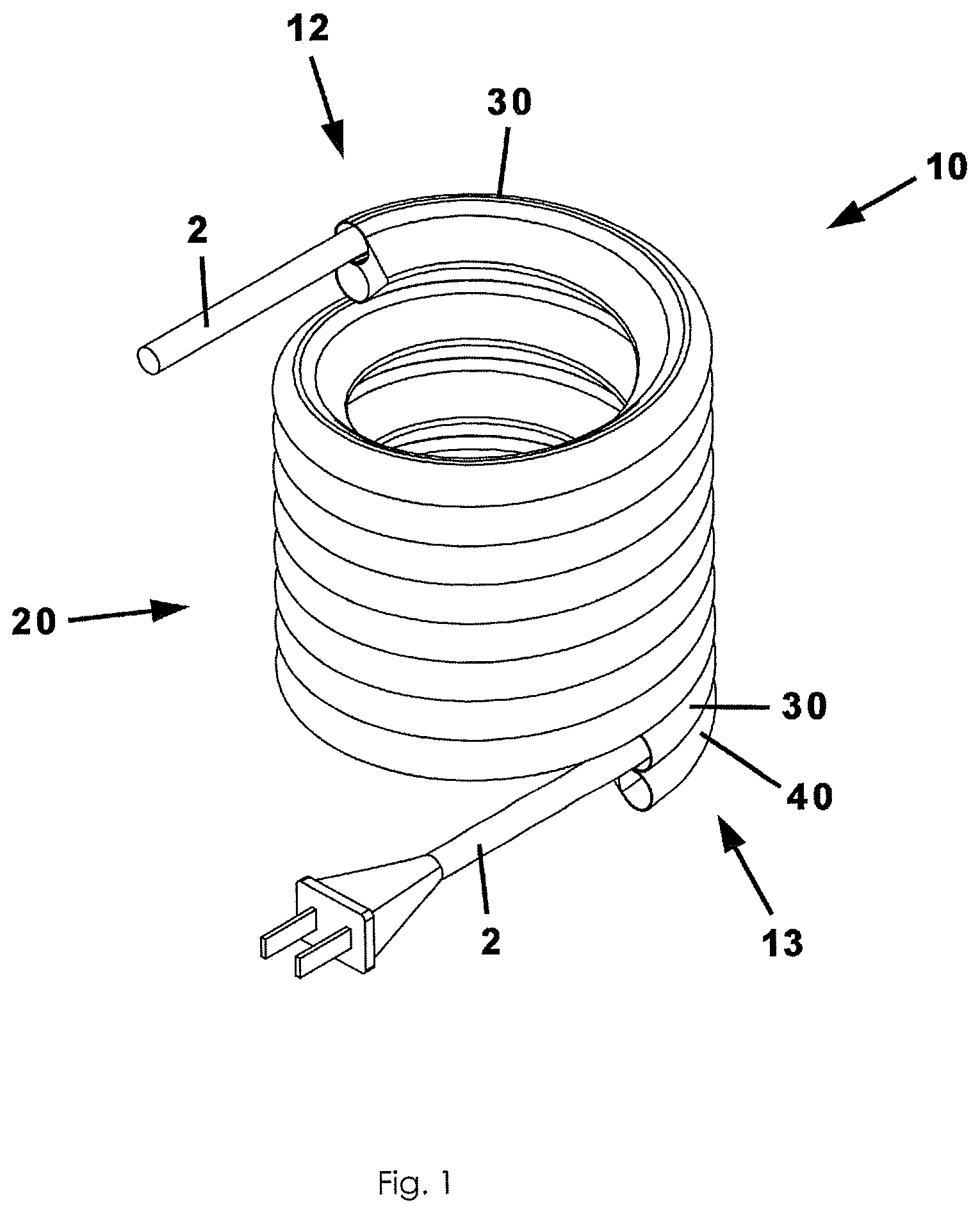 Patent US12304770 — Coiled sheath system — Figure 1