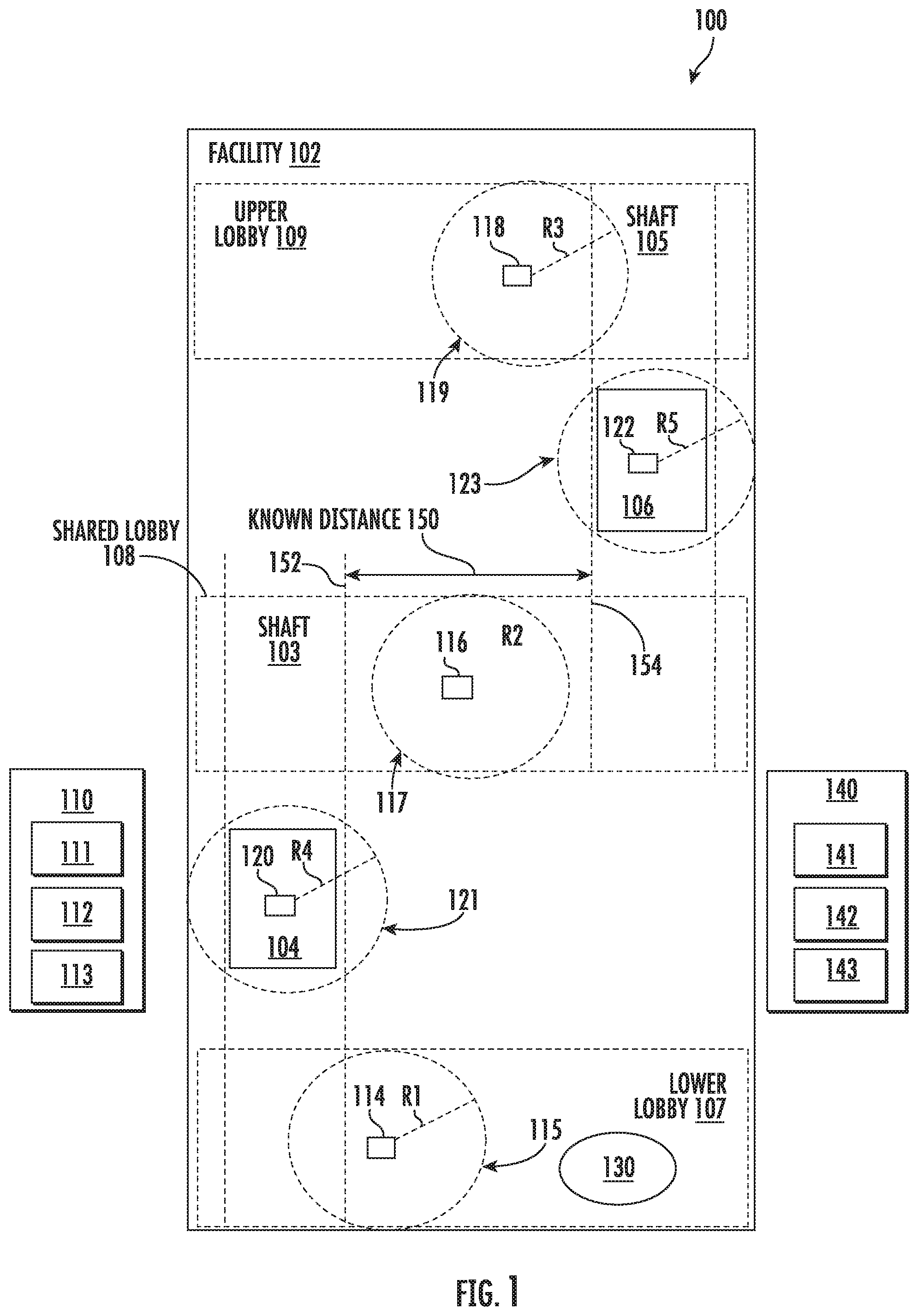 Patent US12304776 Figure 1 – Travel-speed based predictive dispatching
