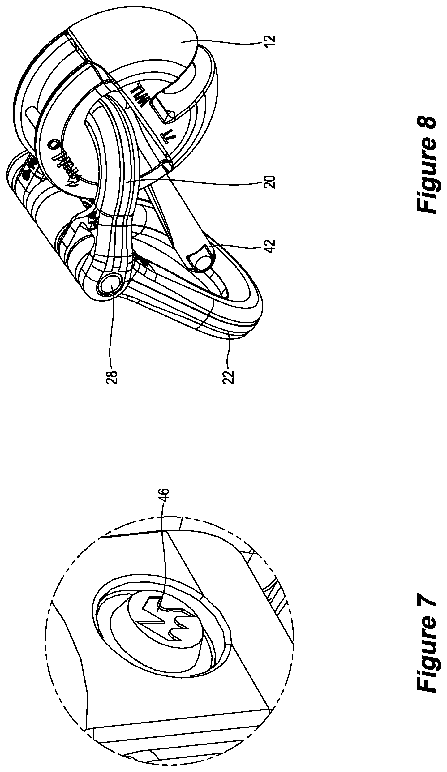 Patent US12304778 Figure 4 – Clutch having tamper evident indicator