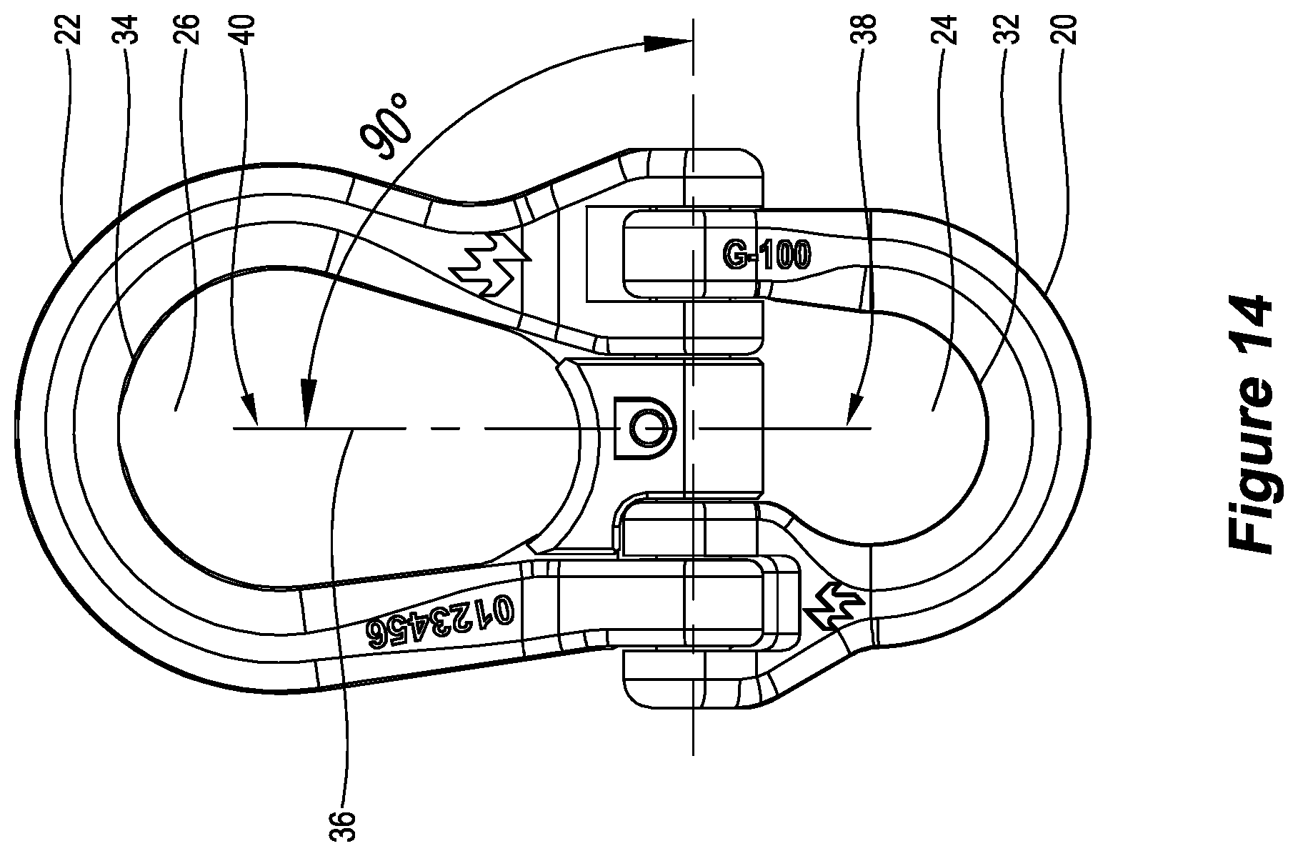 Patent US12304778 Figure 9 – Clutch having tamper evident indicator