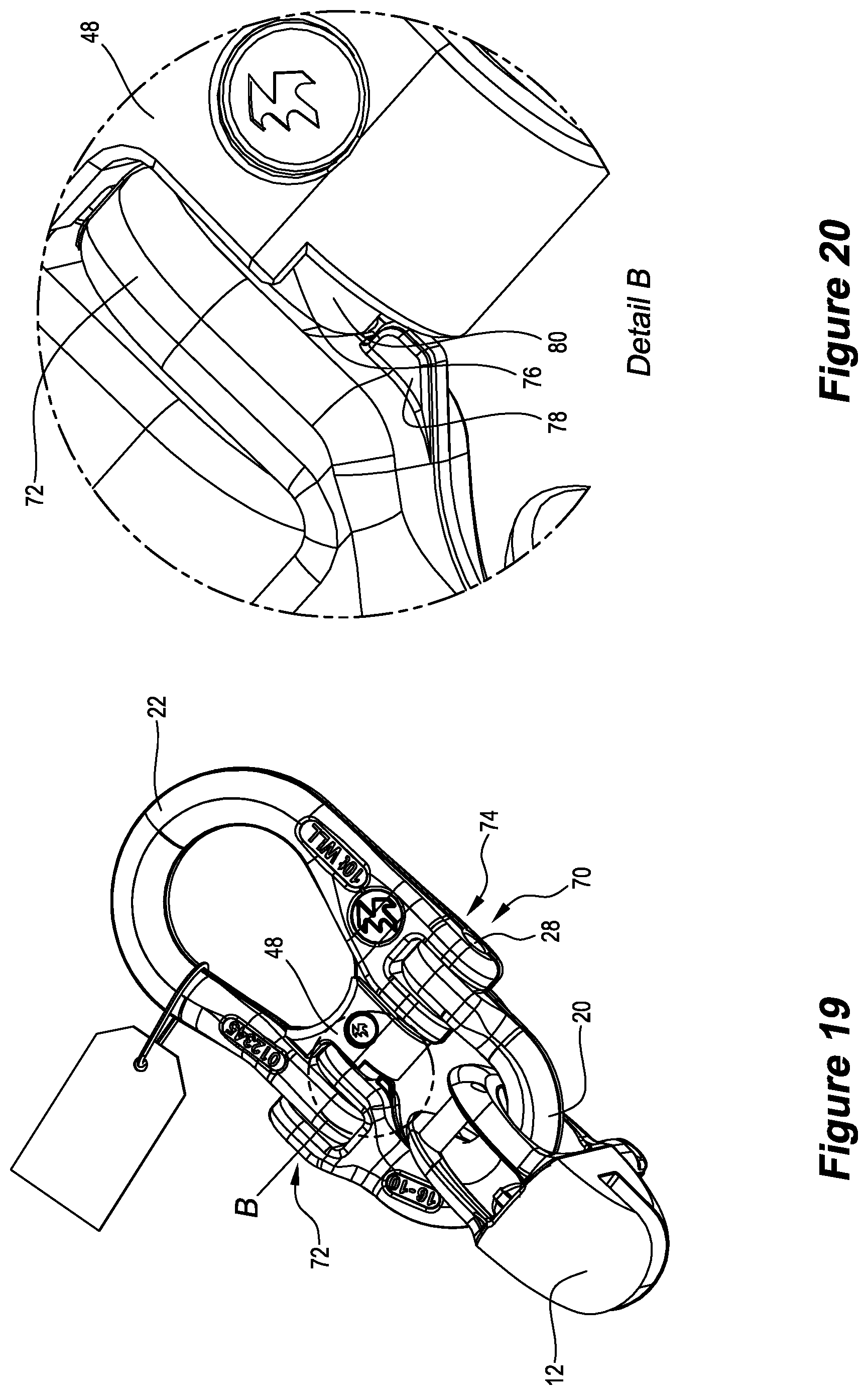 Patent US12304778 Figure 14 – Clutch having tamper evident indicator