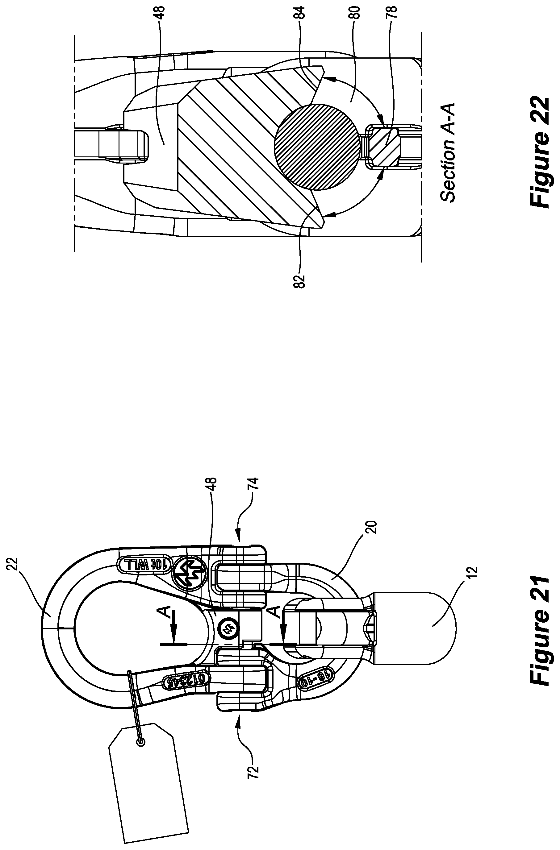 Patent US12304778 Figure 15 – Clutch having tamper evident indicator