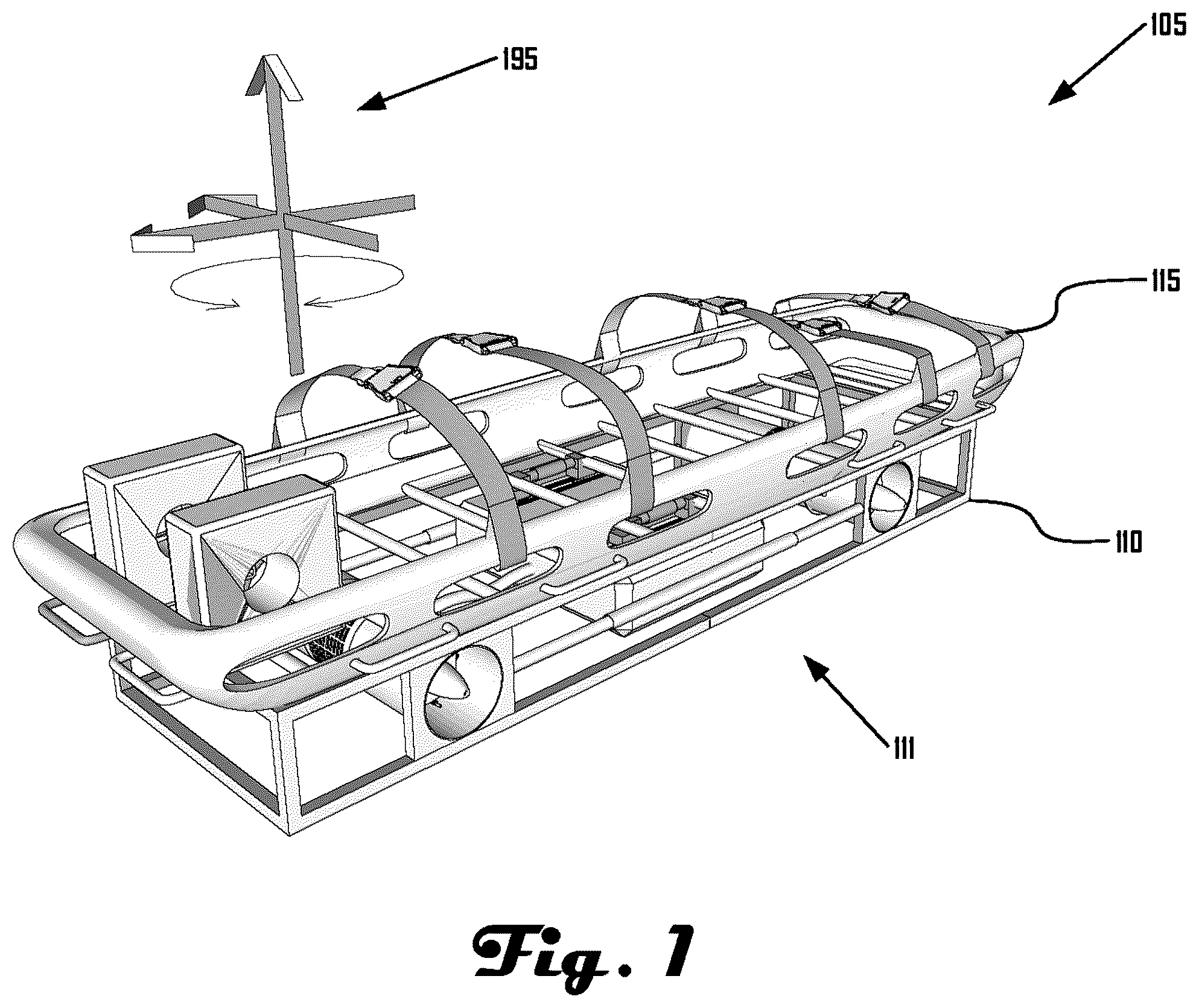 Patent US12304779 Figure 1 – On-board power and remote power for suspended load control apparatuses, systems, and methods