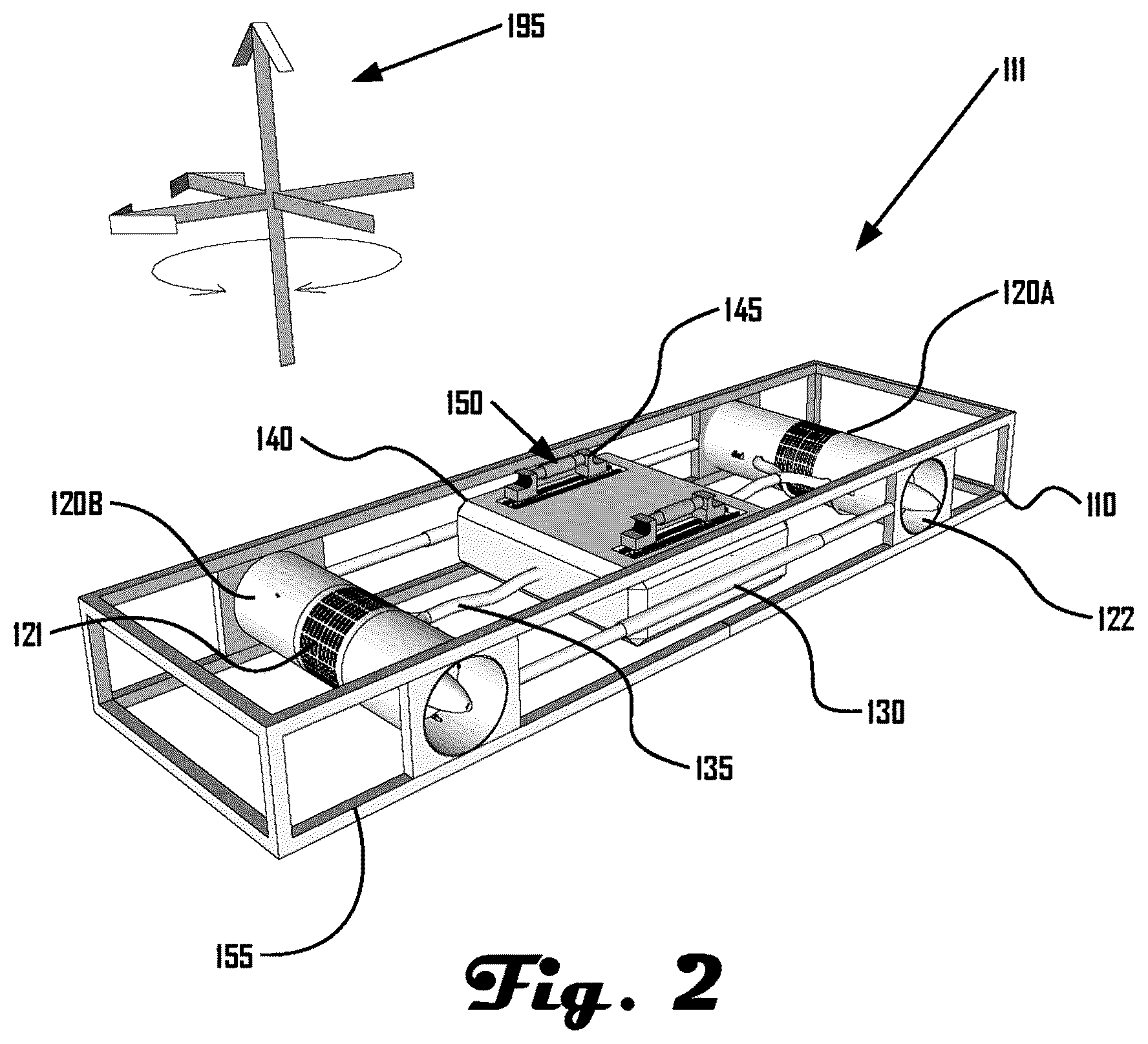 Patent US12304779 Figure 2 – On-board power and remote power for suspended load control apparatuses, systems, and methods