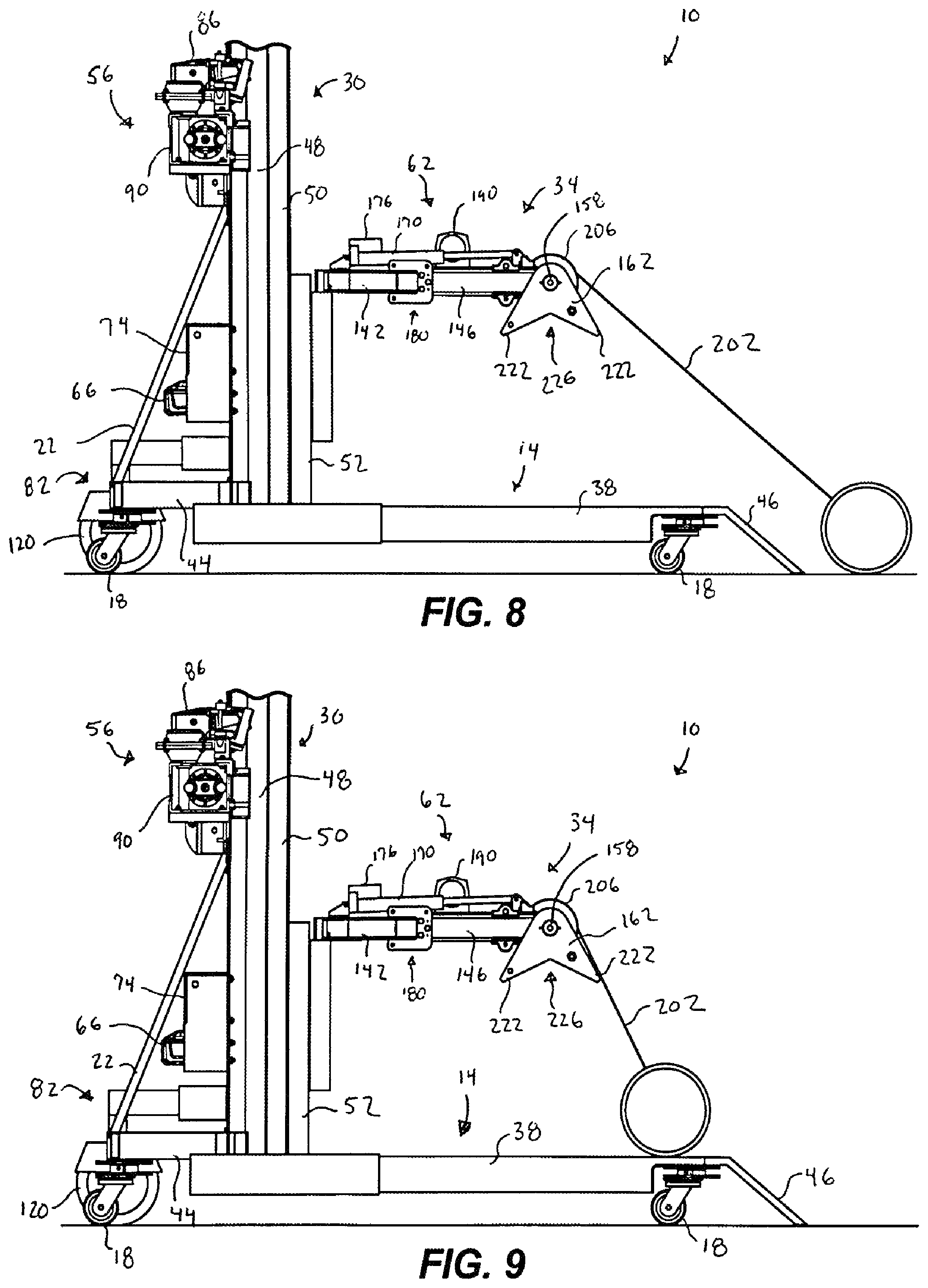 Patent US12304781 Figure 6 – Lifting and transport device