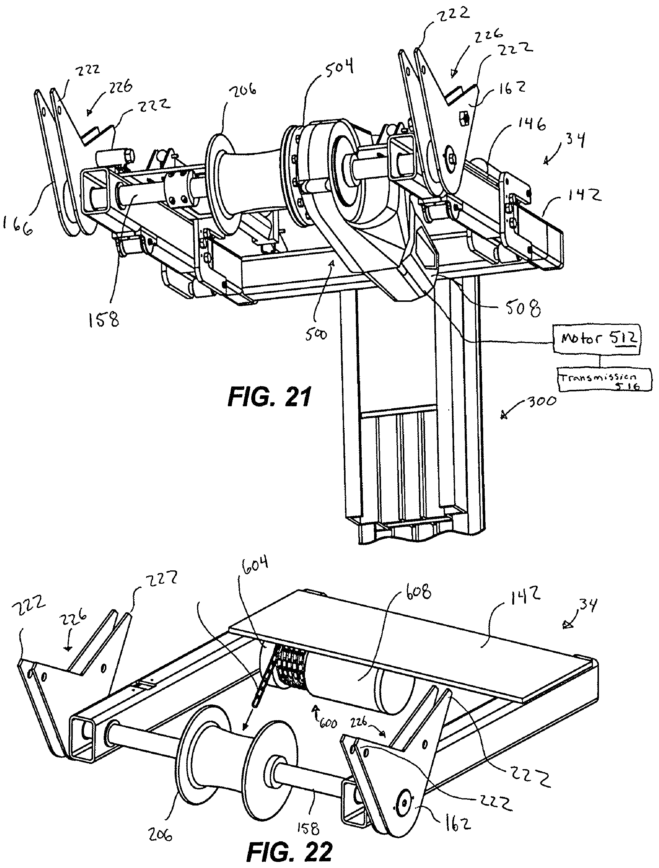 Patent US12304781 Figure 14 – Lifting and transport device