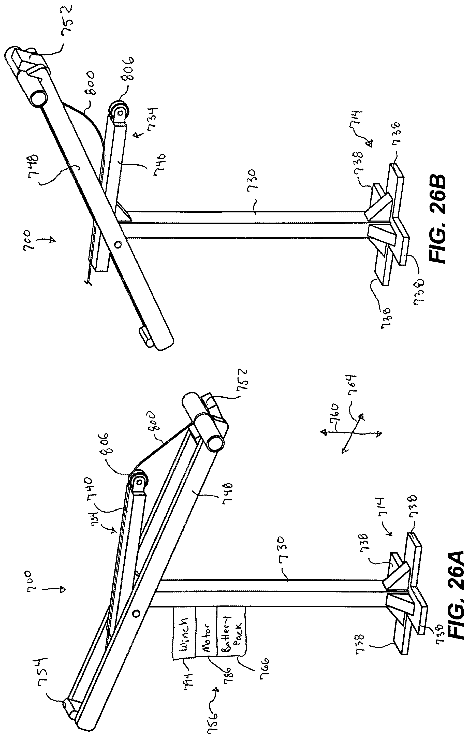 Patent US12304781 Figure 16 – Lifting and transport device