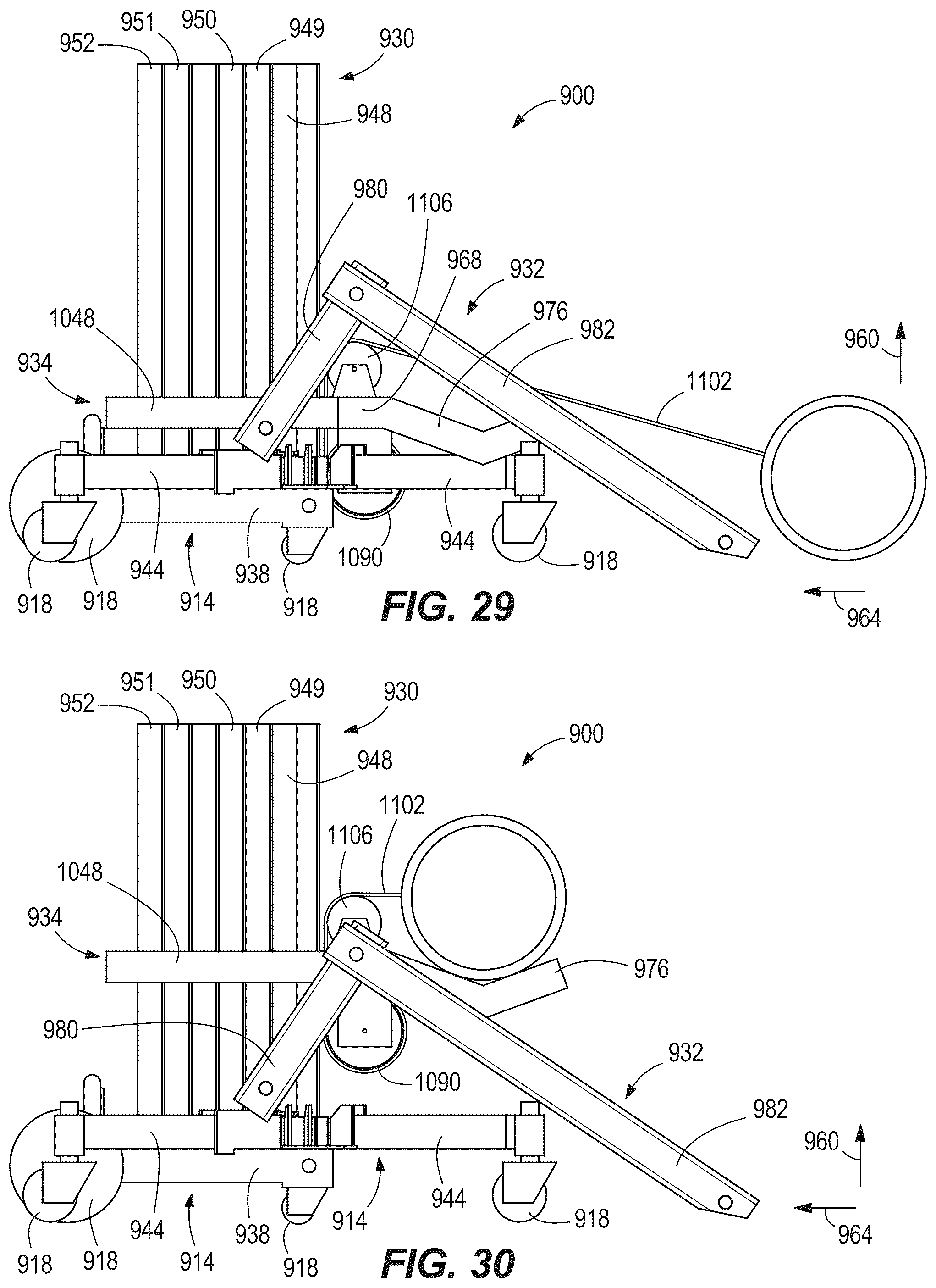 Patent US12304781 Figure 19 – Lifting and transport device