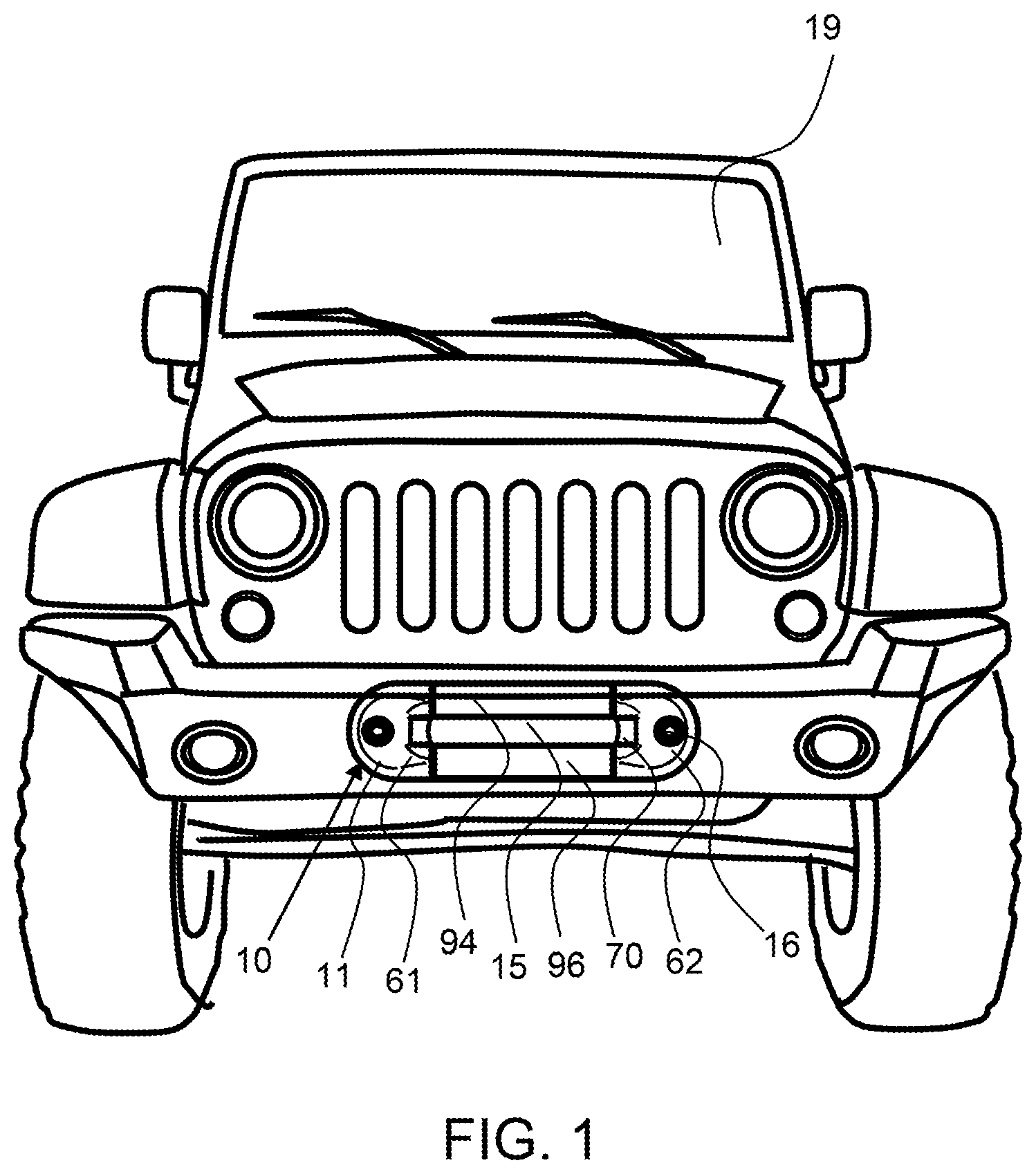 Patent US12304782 Figure 1 – Convertible fairlead assembly