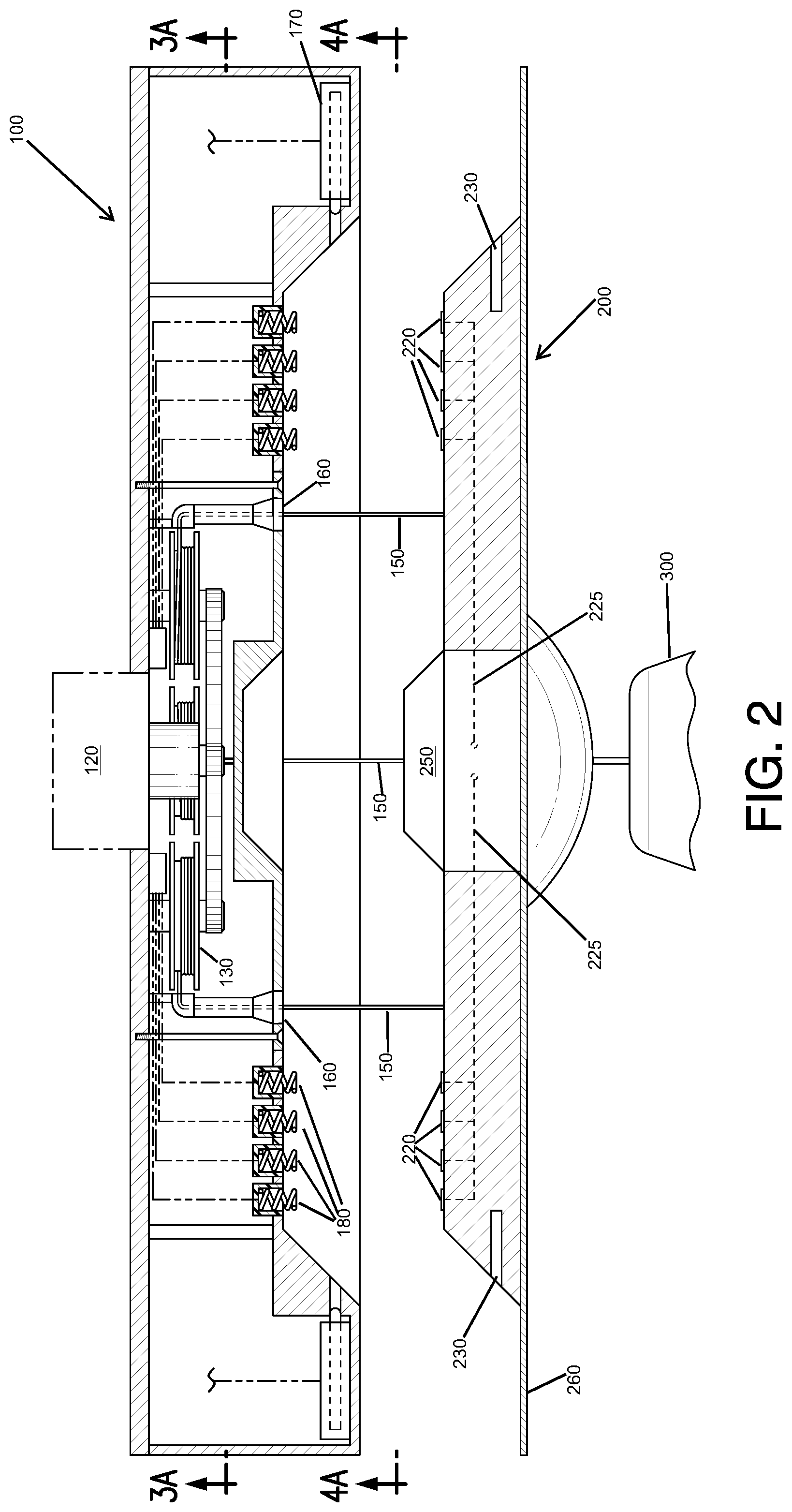 Patent US12304784 Figure 2 – Ceiling fixture accessibility device