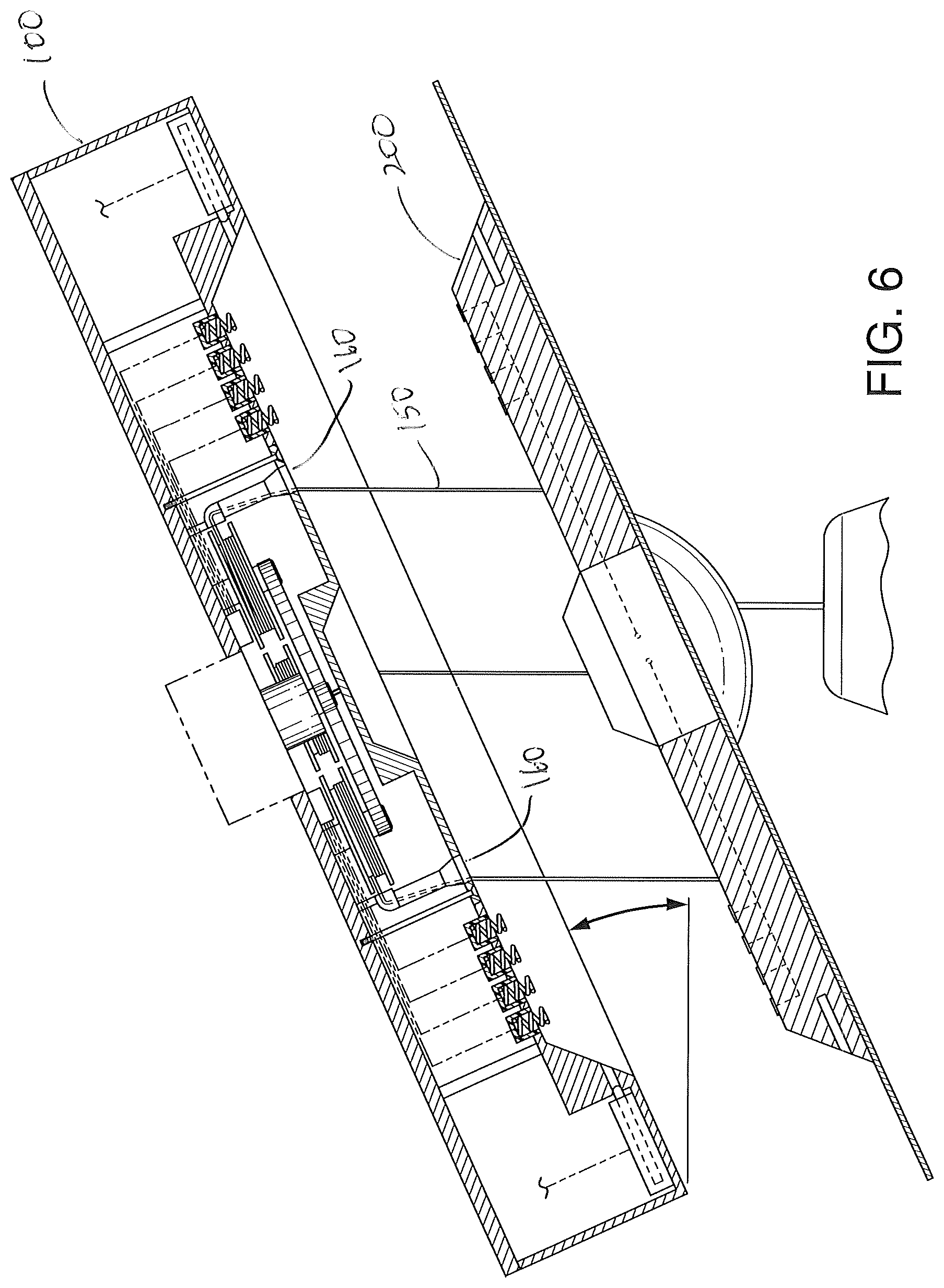 Patent US12304784 Figure 8 – Ceiling fixture accessibility device