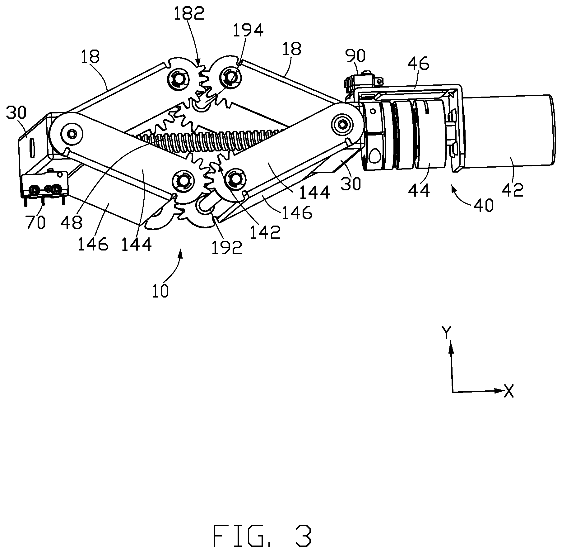 Patent US12304786 Figure 3 – Lifting assembly having gear structure and lifting device having the same