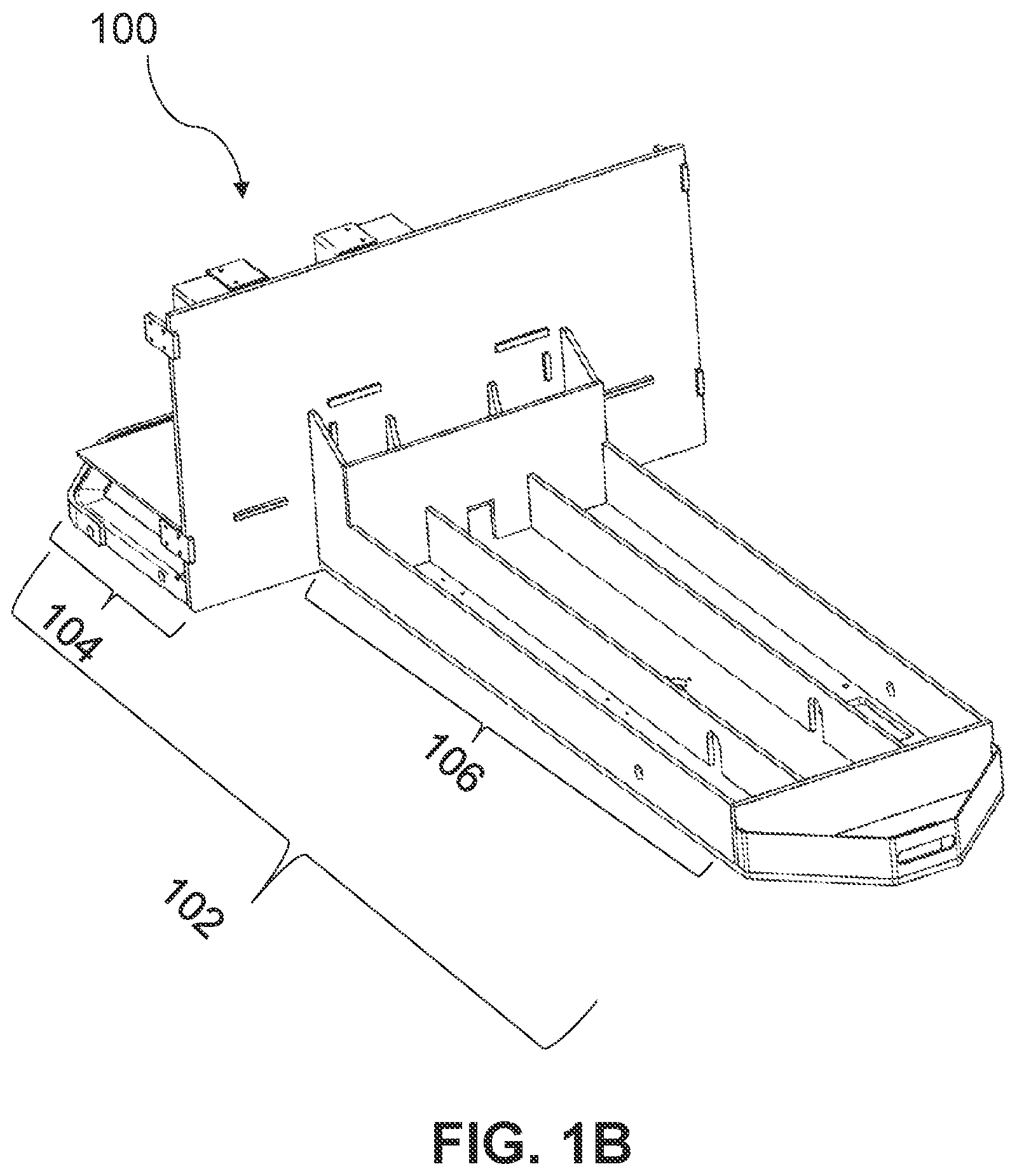 Patent US12304787 Figure 2 – Chassis with an integrated fork assembly for autonomous mobile robots and autonomous guided vehicles
