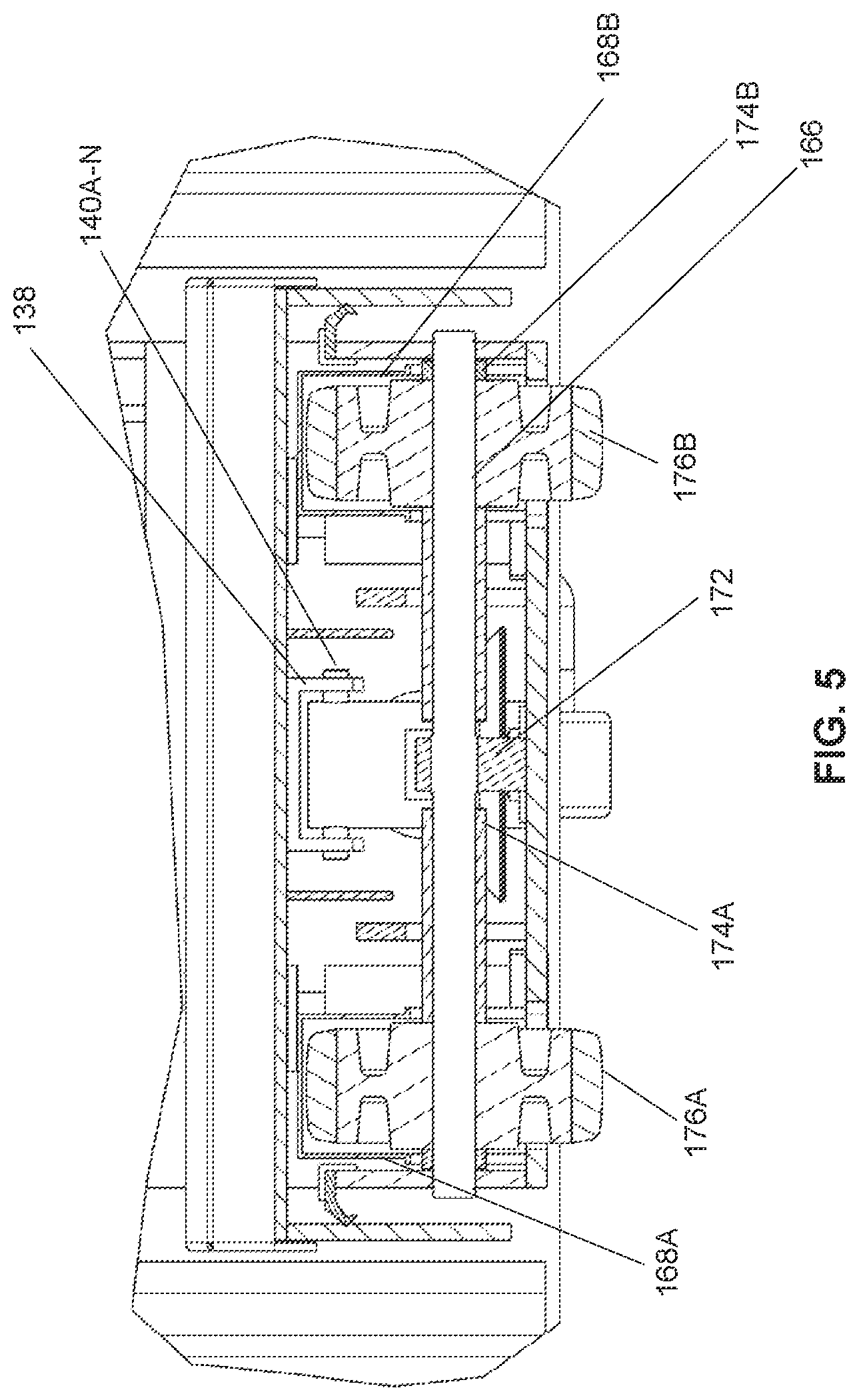 Patent US12304787 Figure 8 – Chassis with an integrated fork assembly for autonomous mobile robots and autonomous guided vehicles