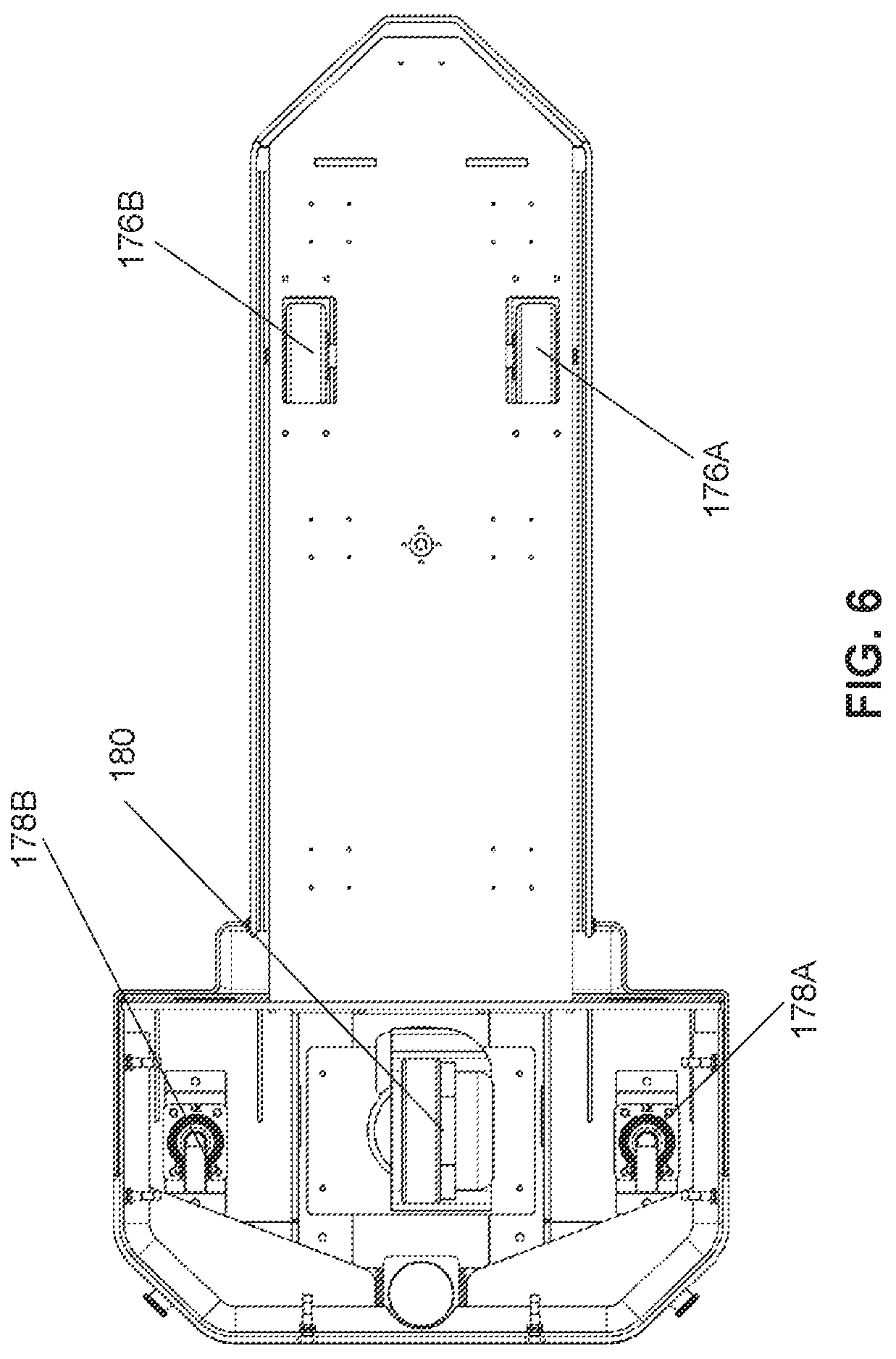 Patent US12304787 Figure 9 – Chassis with an integrated fork assembly for autonomous mobile robots and autonomous guided vehicles