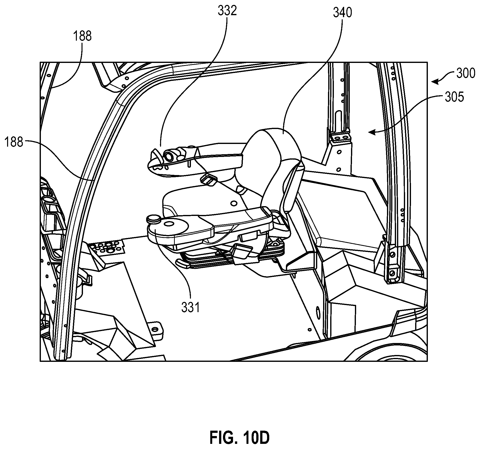 Patent US12304789 Figure 14 – Lift truck having advantageous design elements
