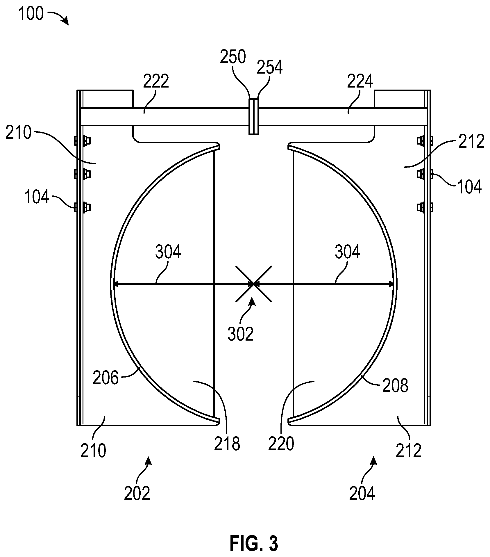 Patent US12304790 Figure 3 – Clamp adapter for lift vehicle to facilitate lifting of malleable objects