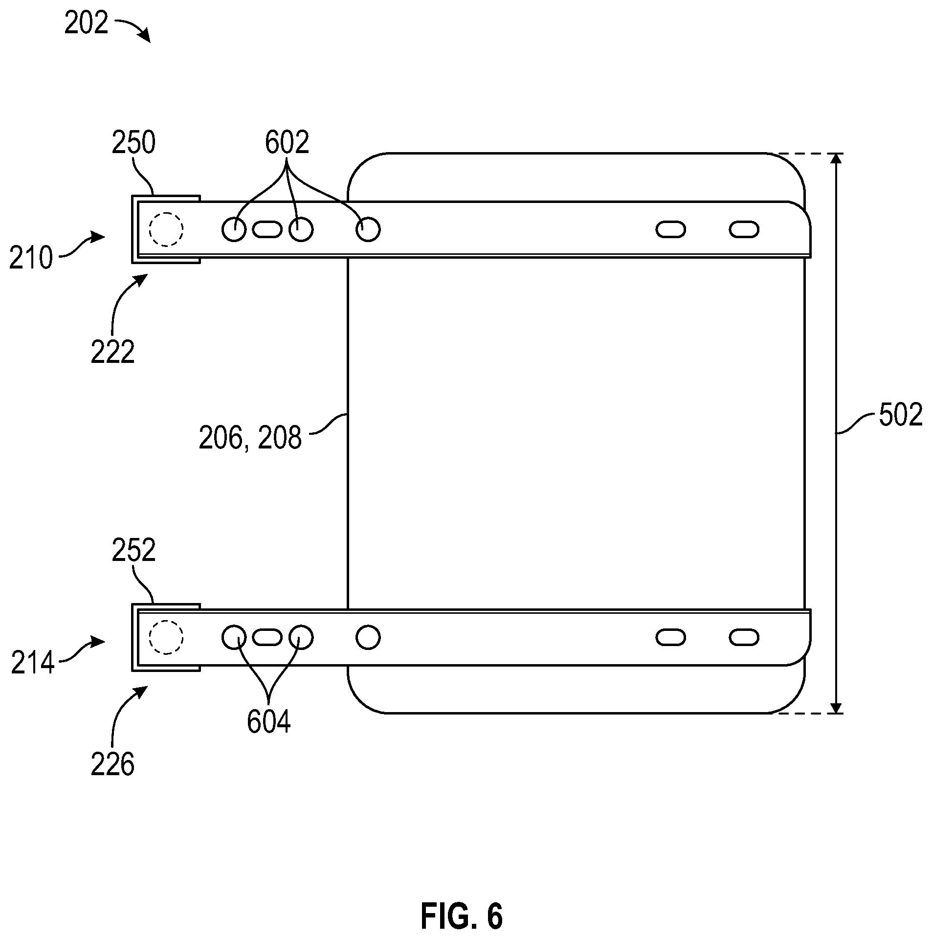 Patent US12304790 Figure 6 – Clamp adapter for lift vehicle to facilitate lifting of malleable objects