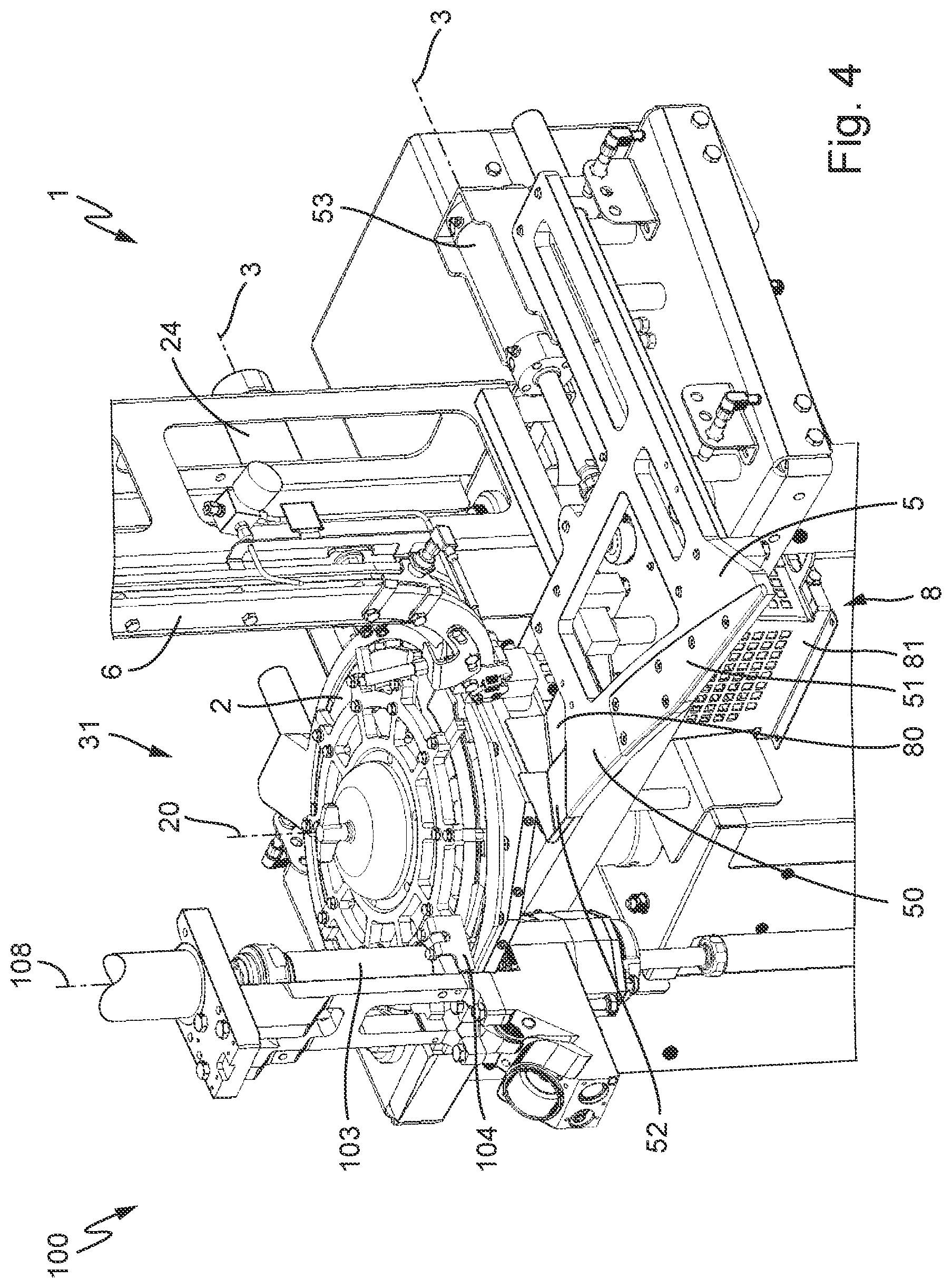 Patent US12304791 Figure 4 – Device for supplying a container closure, and closing device