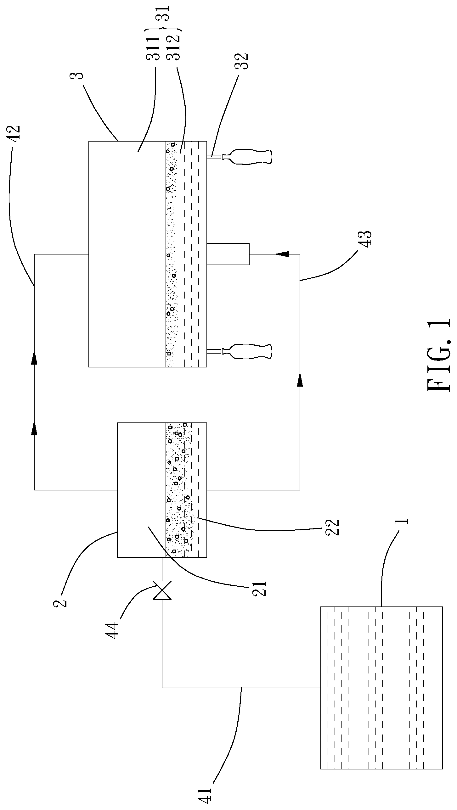 Patent US12304793 Figure 1 – Gas-liquid mixture filling device and gas-liquid mixture filling method