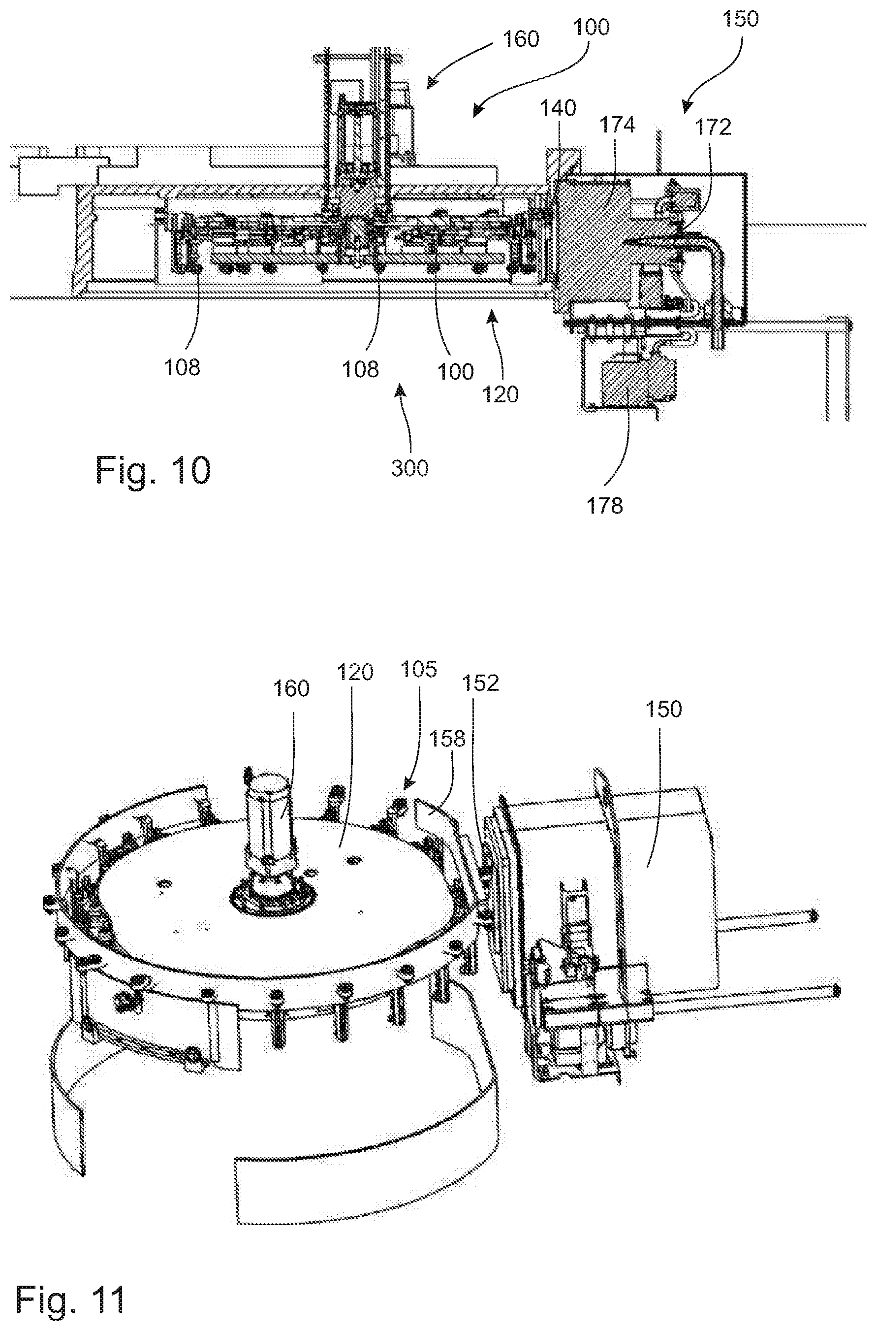Patent US12304794 Figure 10 – Apparatus and method for treating and in particular sterilising containers