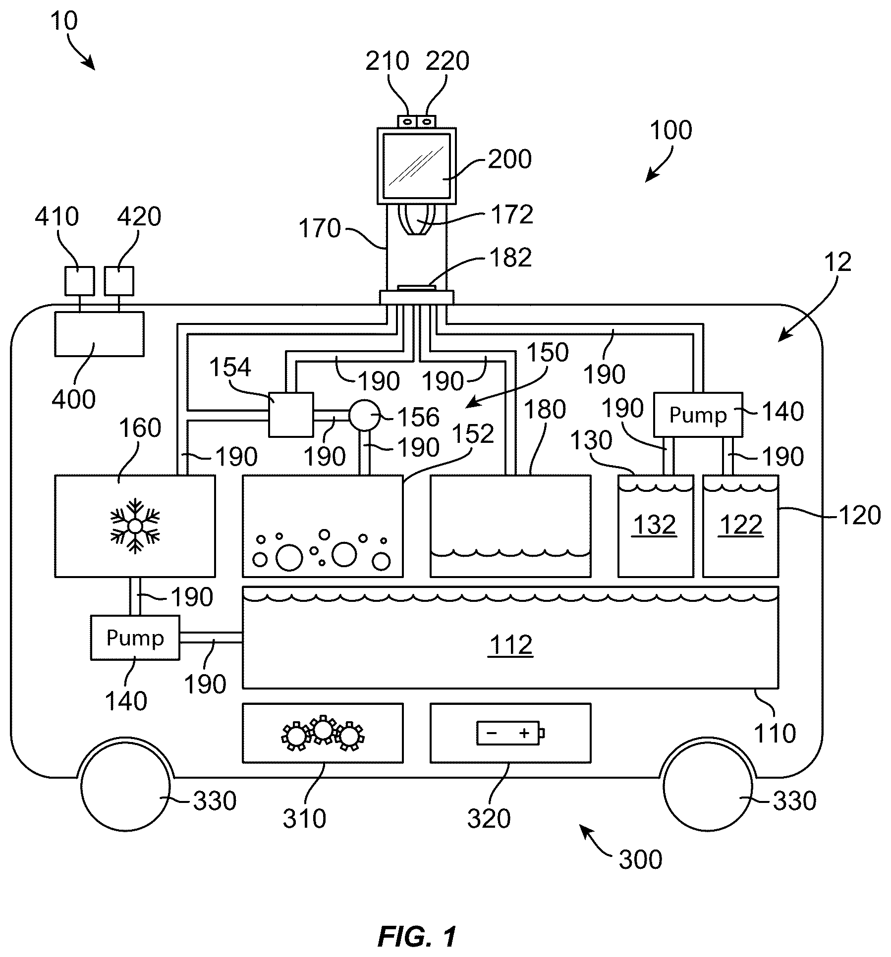 Patent US12304797 Figure 1 – Mobile product dispenser