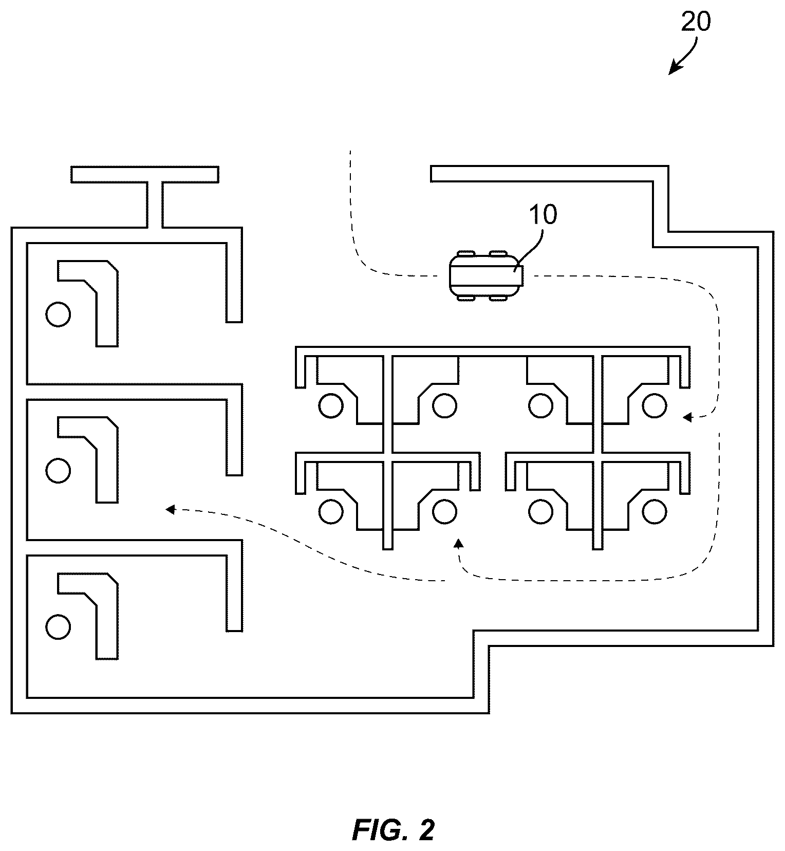 Patent US12304797 Figure 2 – Mobile product dispenser