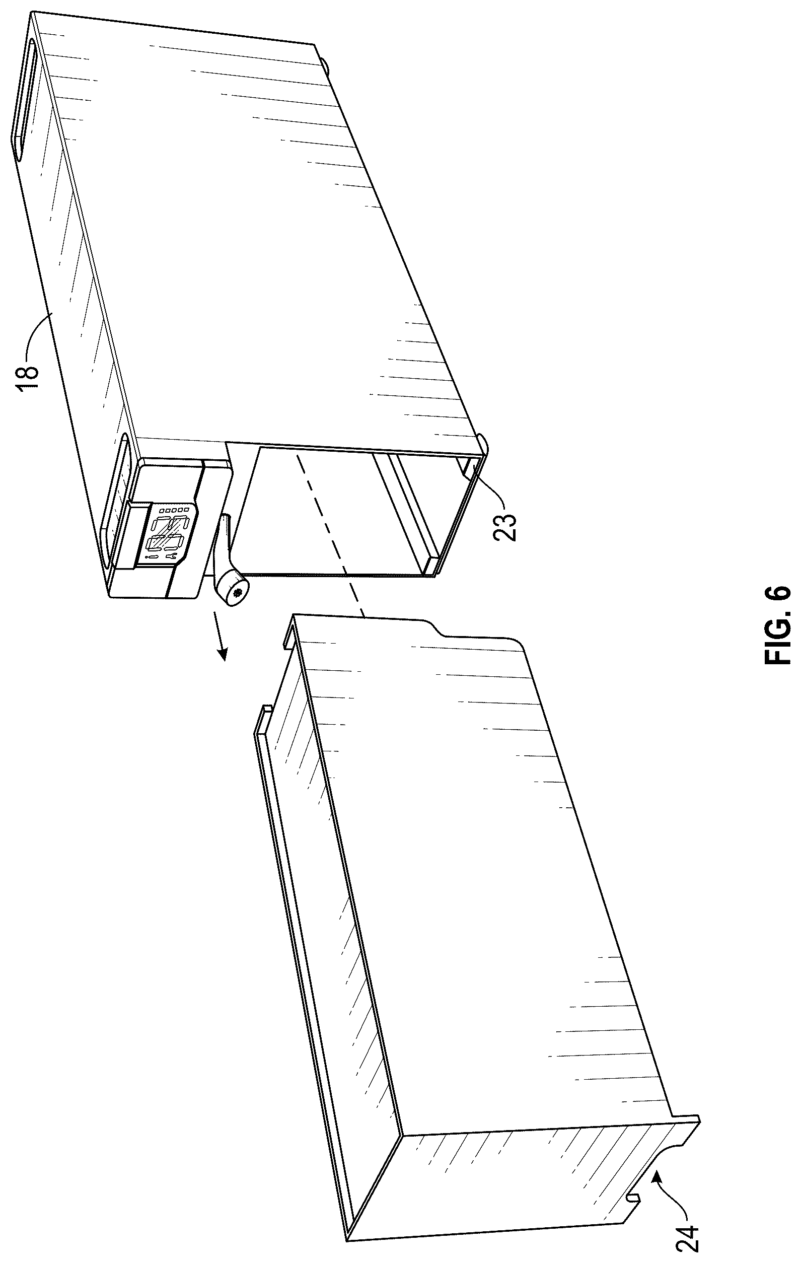 Patent US12304798 Figure 6 – Automated dispensing system for customized beverages