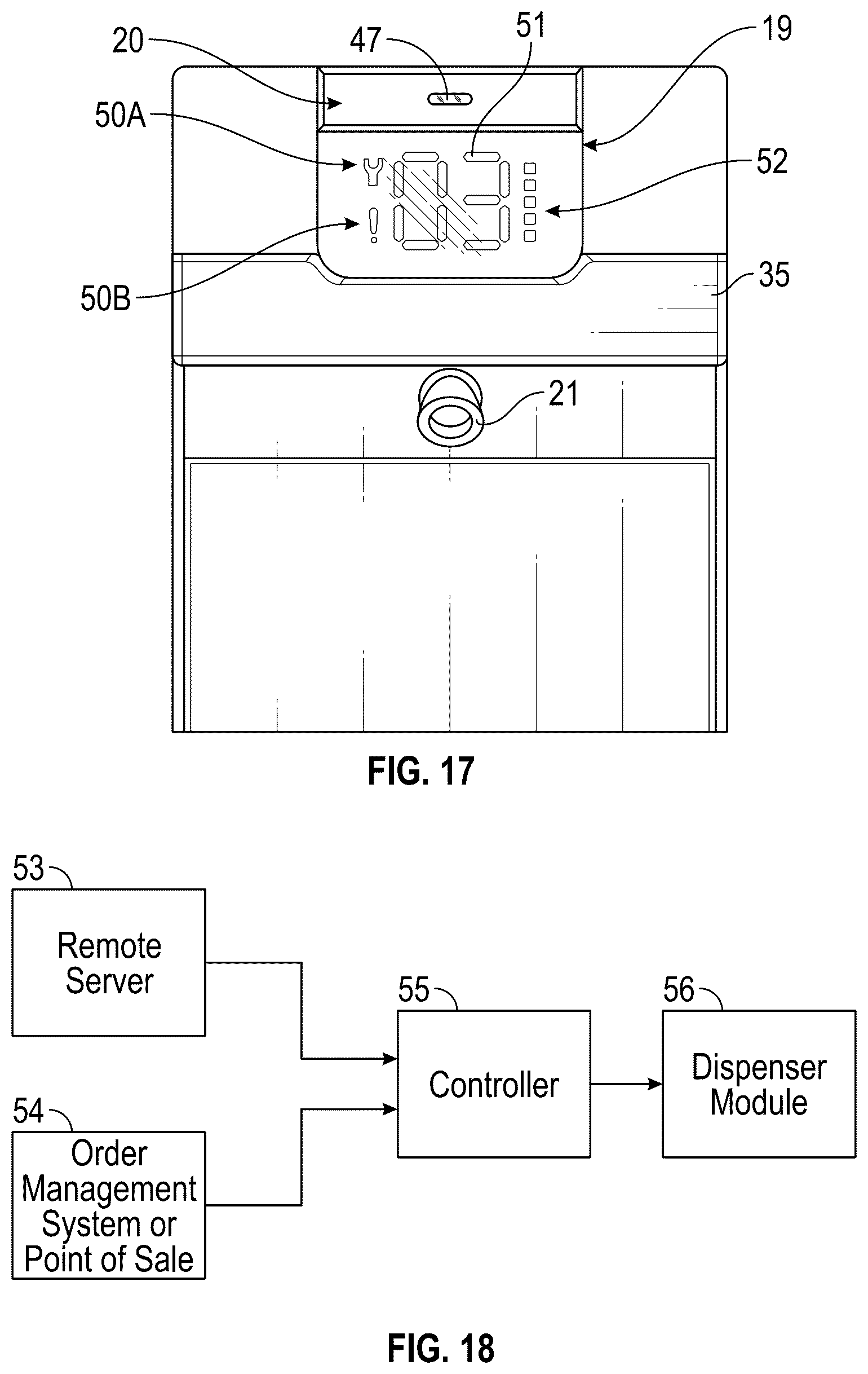 Patent US12304798 Figure 15 – Automated dispensing system for customized beverages