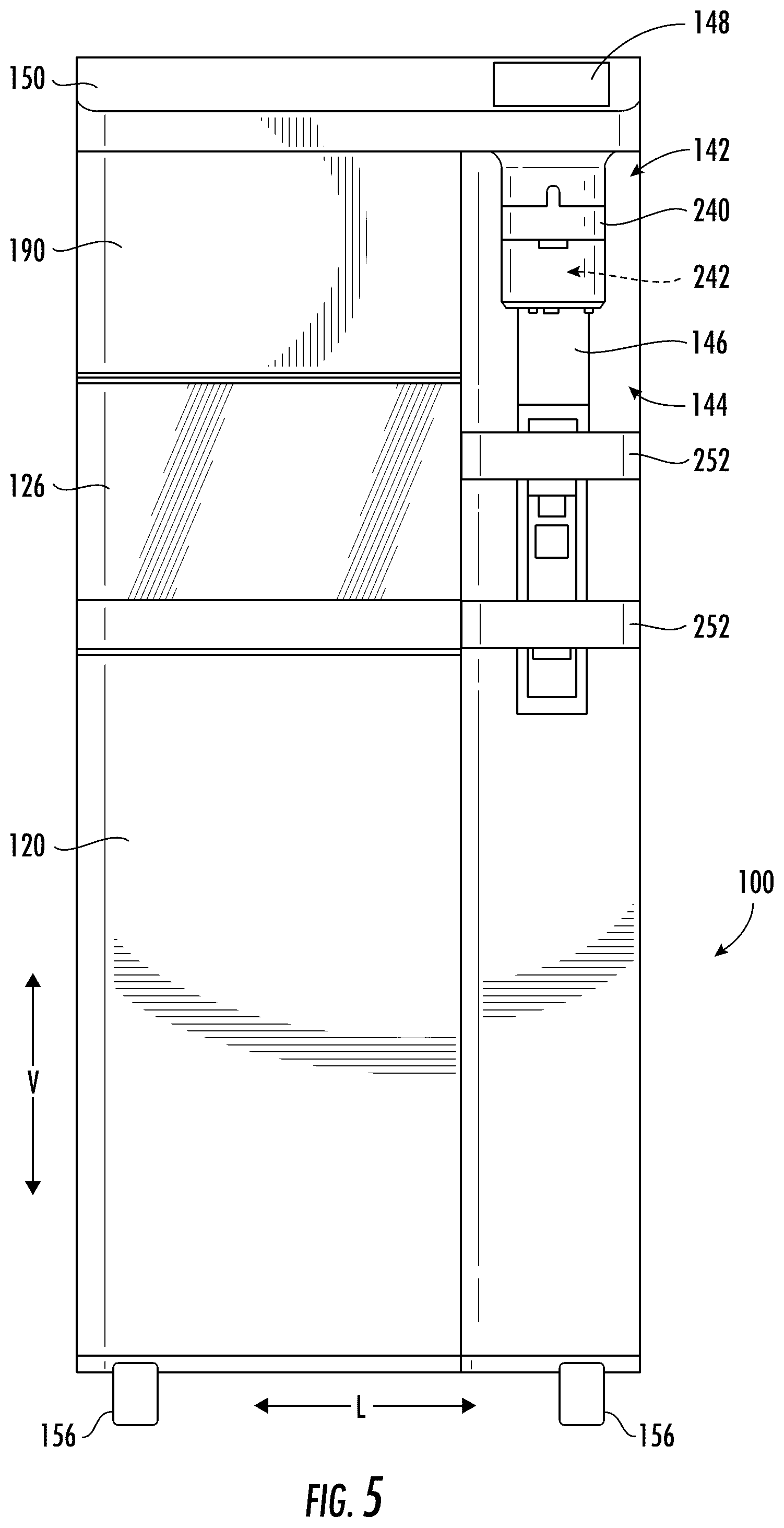 Patent US12304799 Figure 4 – Beverage-dispensing appliance having a chilled carbonator