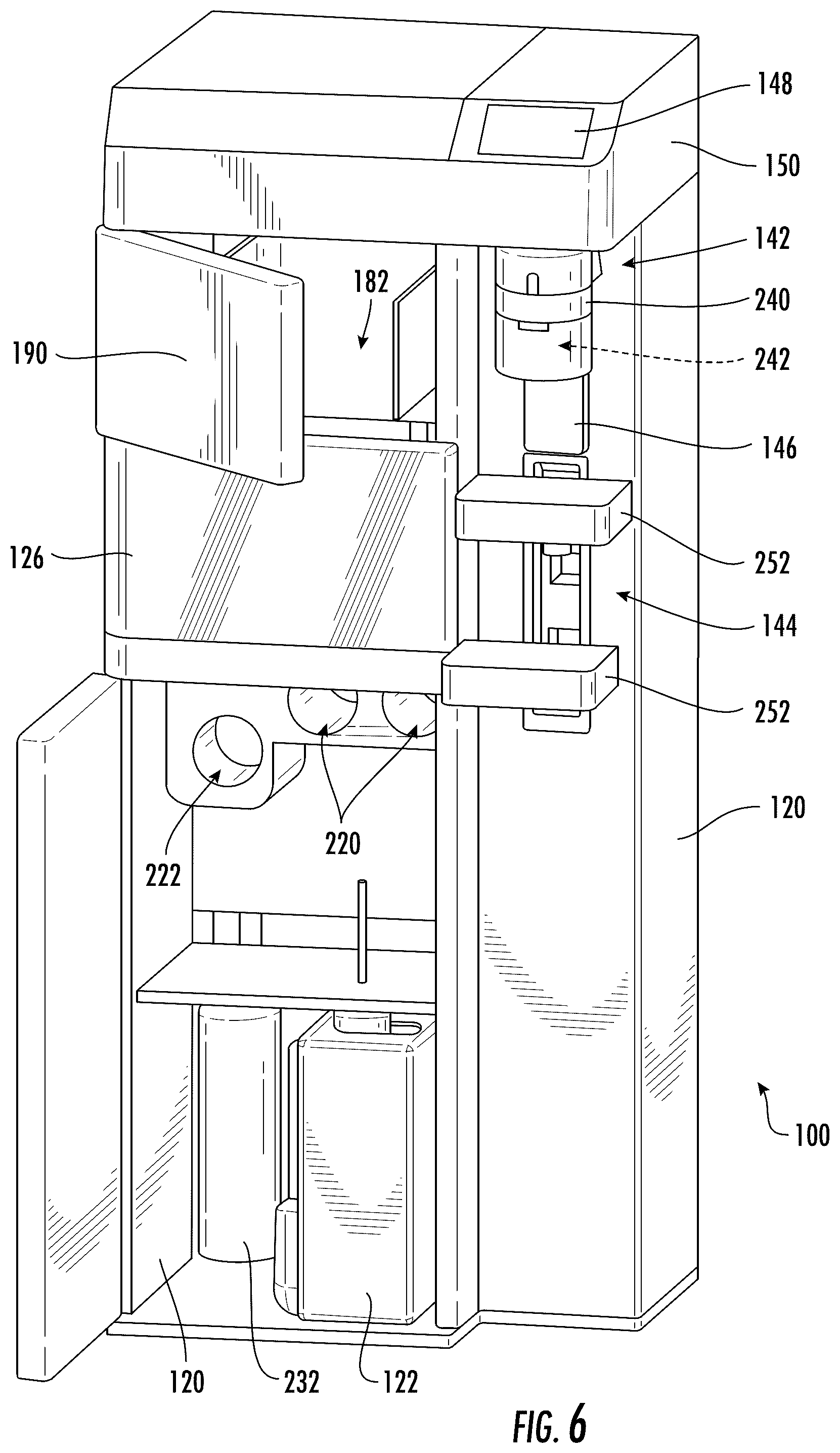Patent US12304799 Figure 5 – Beverage-dispensing appliance having a chilled carbonator