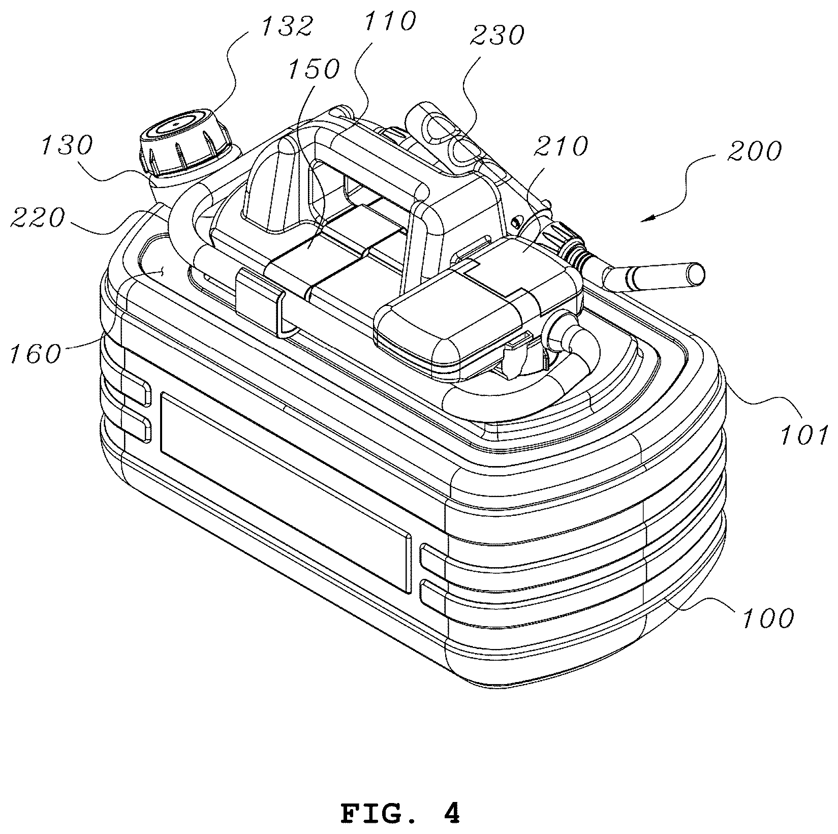 Patent US12304803 Figure 4 – Portable fuel tank