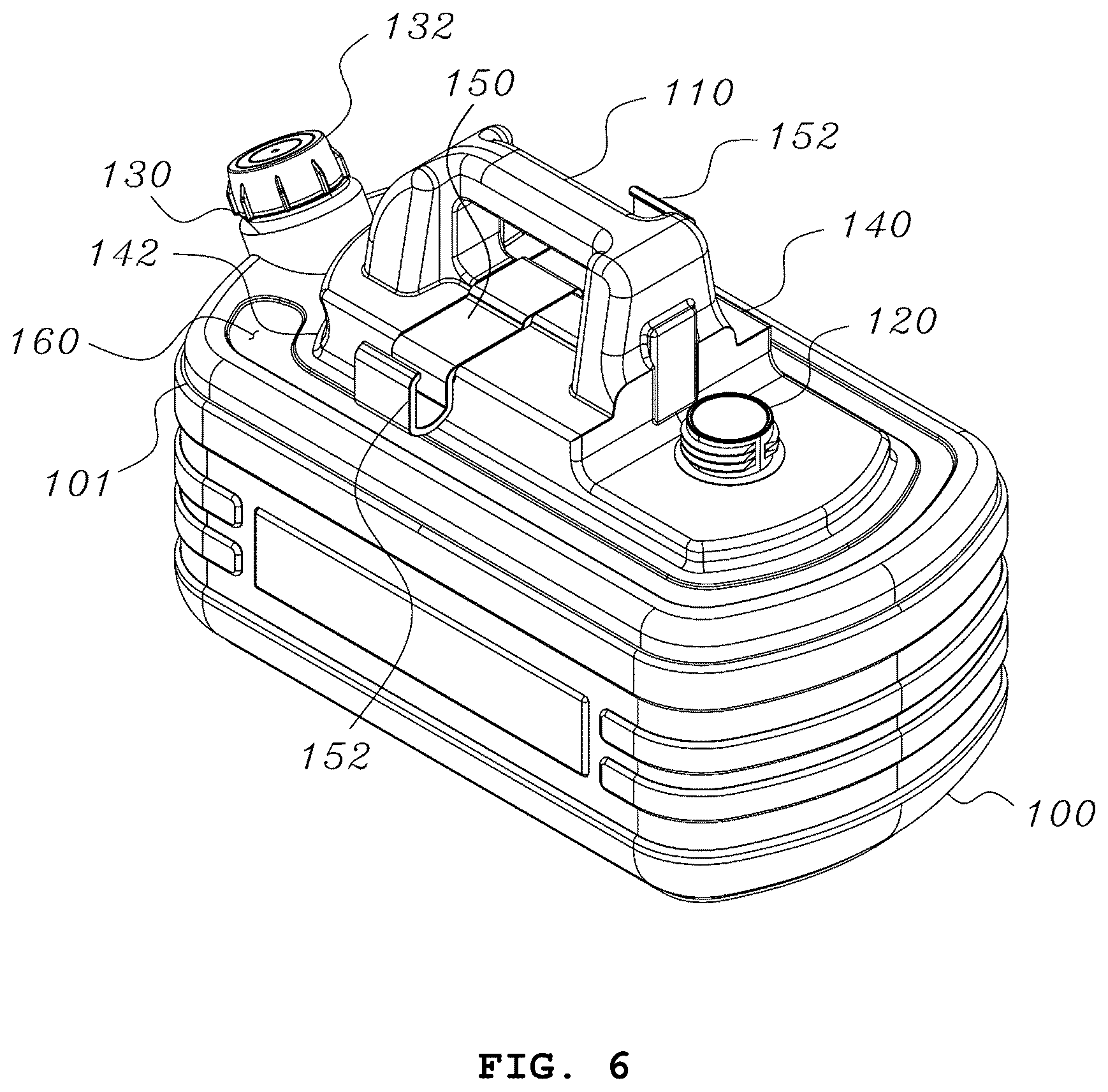 Patent US12304803 Figure 6 – Portable fuel tank
