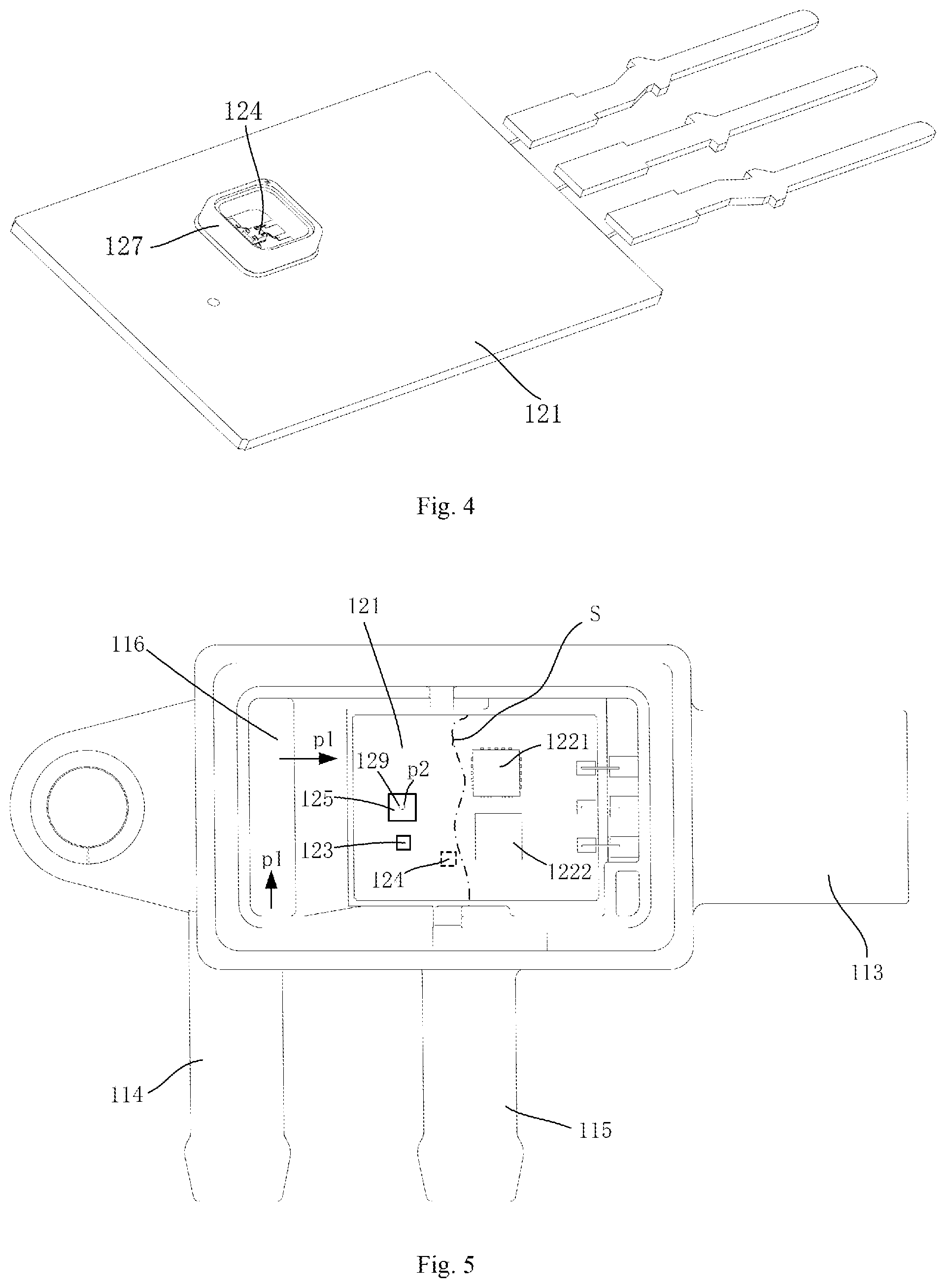 Patent US12304805 Figure 4 – Pressure sensor