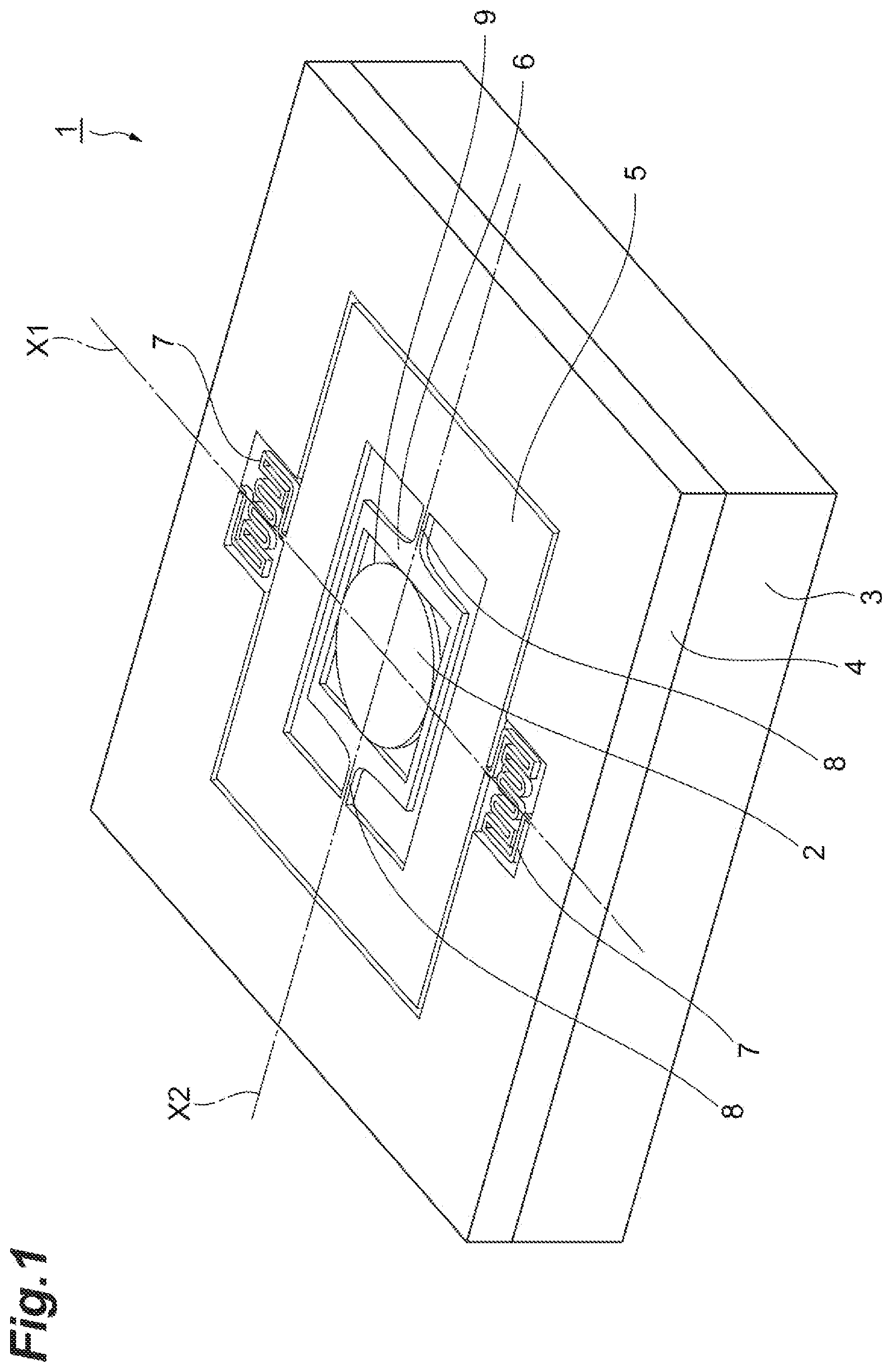 Patent US12304806 Figure 1 – Actuator device
