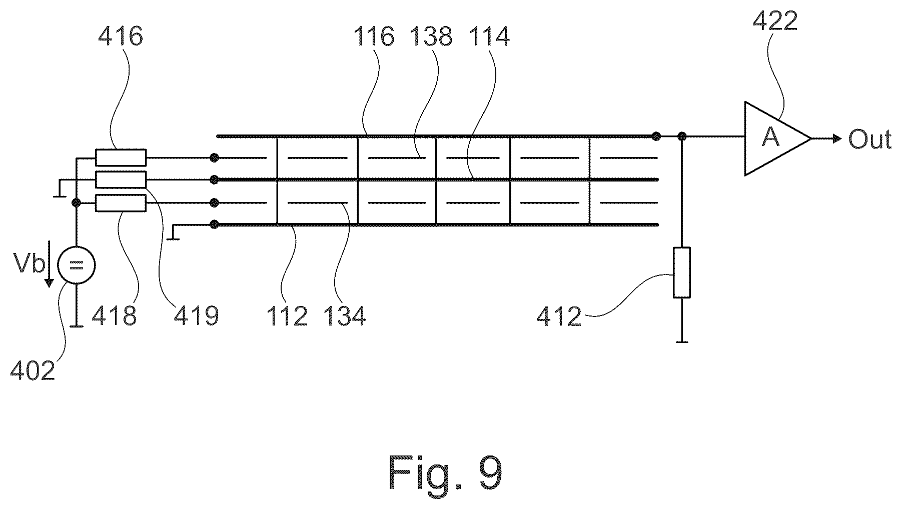 Patent US12304808 Figure 9 – Signal processing circuit for triple-membrane MEMS device