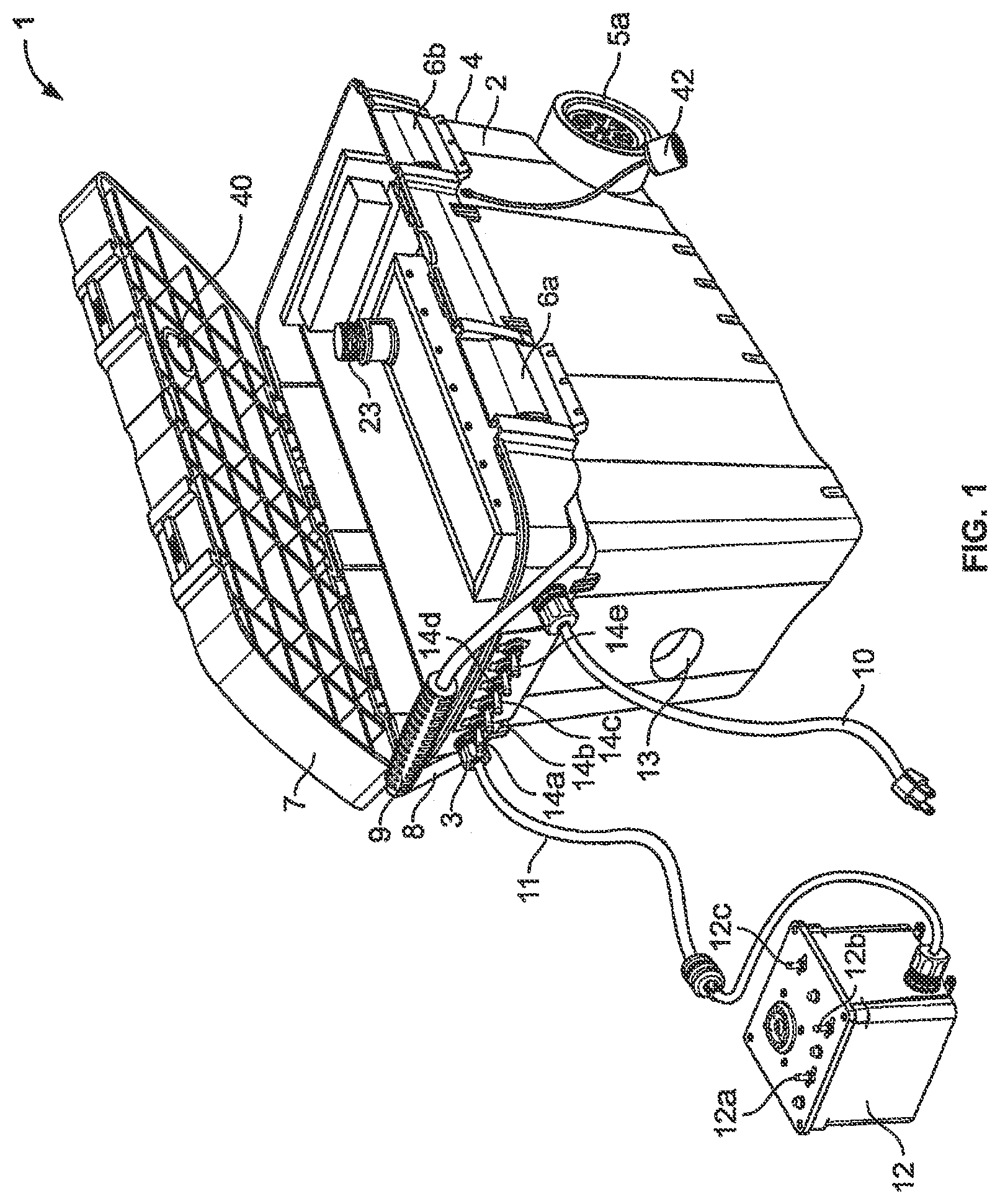 Patent US12304811 Figure 1 – Ozone-based contaminant eradication system and method