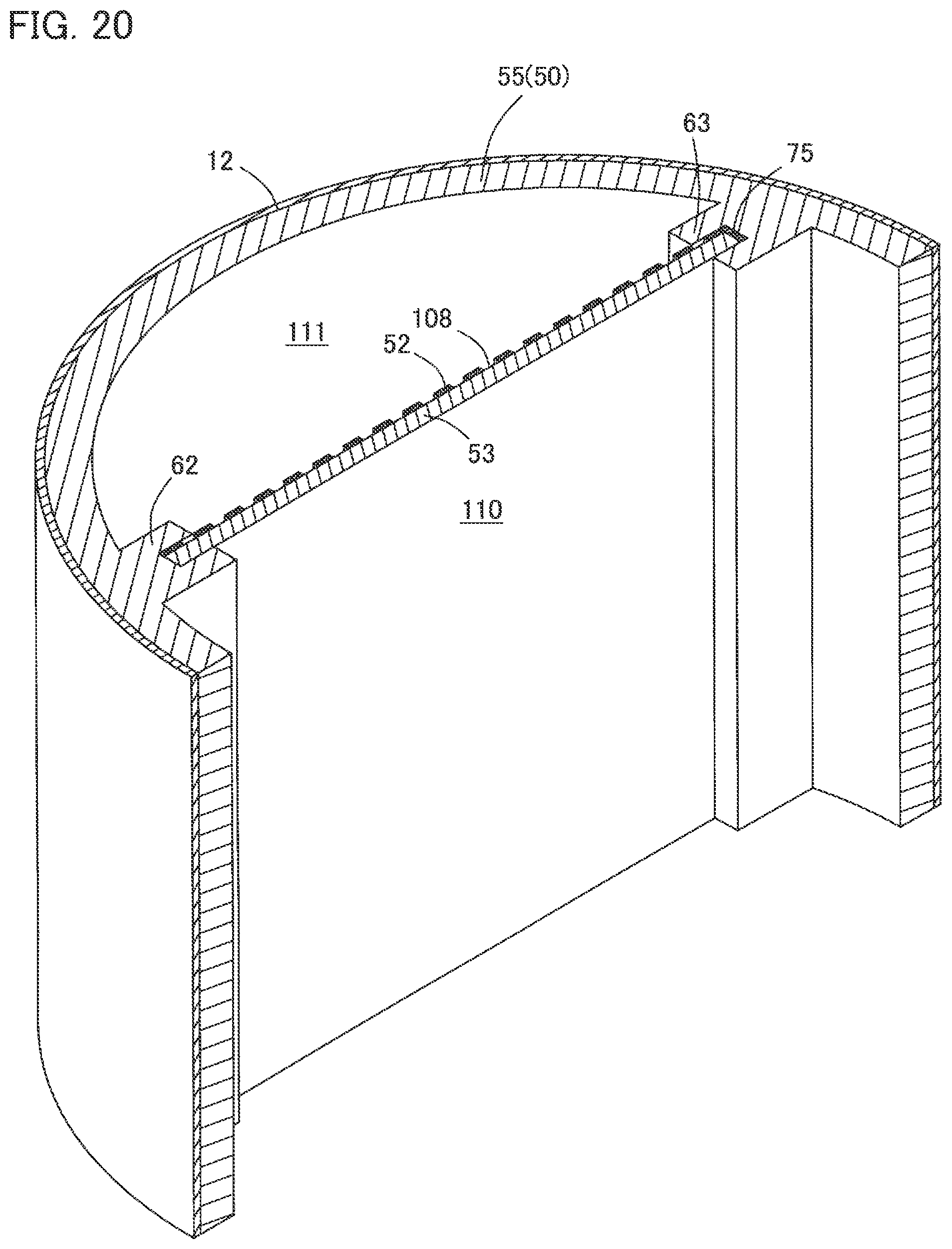 Patent US12304814 Figure 20 – Photodecomposition module, photodecomposition cell, decomposition system, living environment sustaining system, and supply amount adjustment system