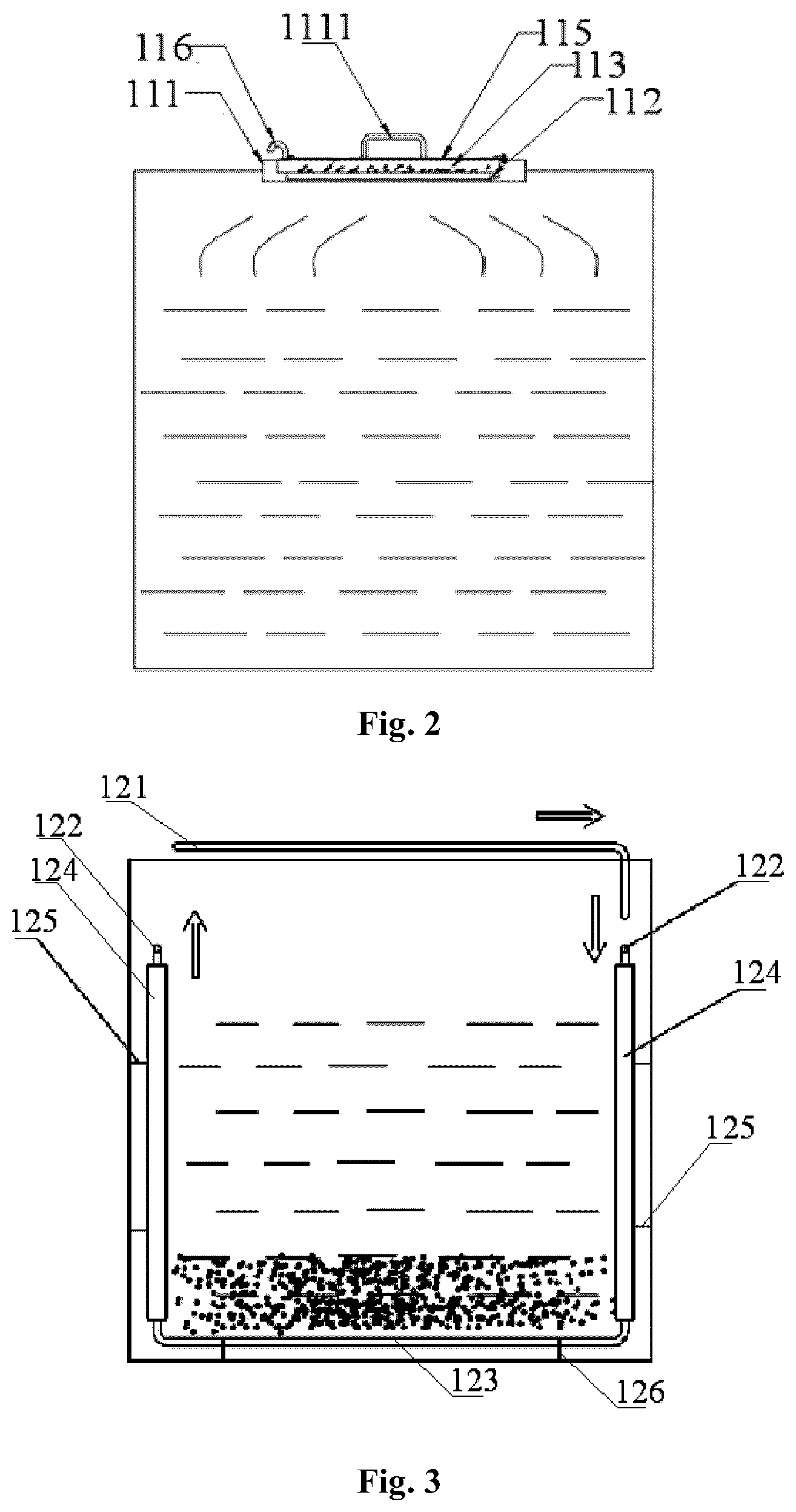 Patent US12304846 Figure 2 – Sewage treatment apparatus suitable for multi-household domestic sewage treatment