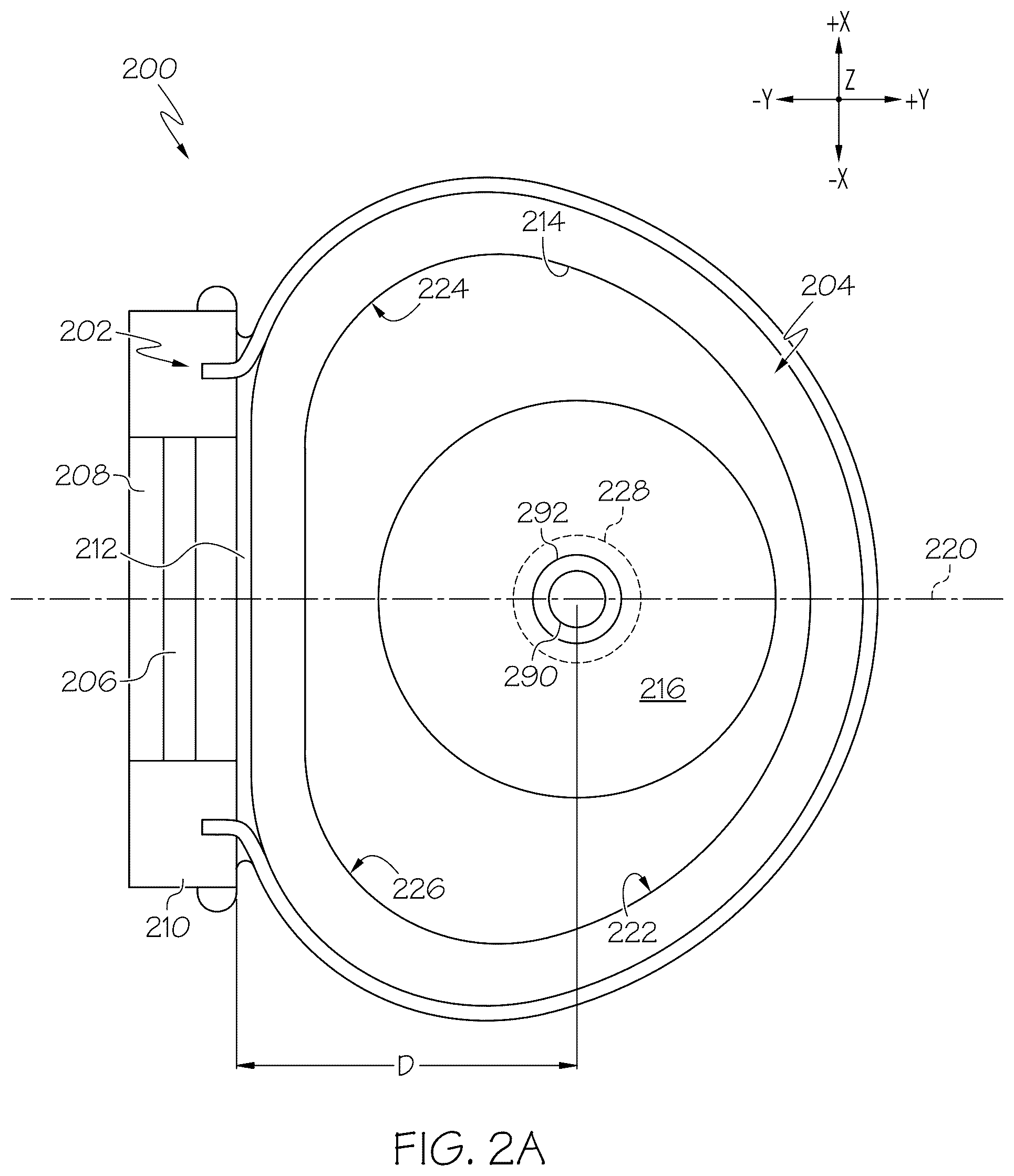 Patent US12304853 Figure 2 – Reflector for curing optical fibers and methods of using the same