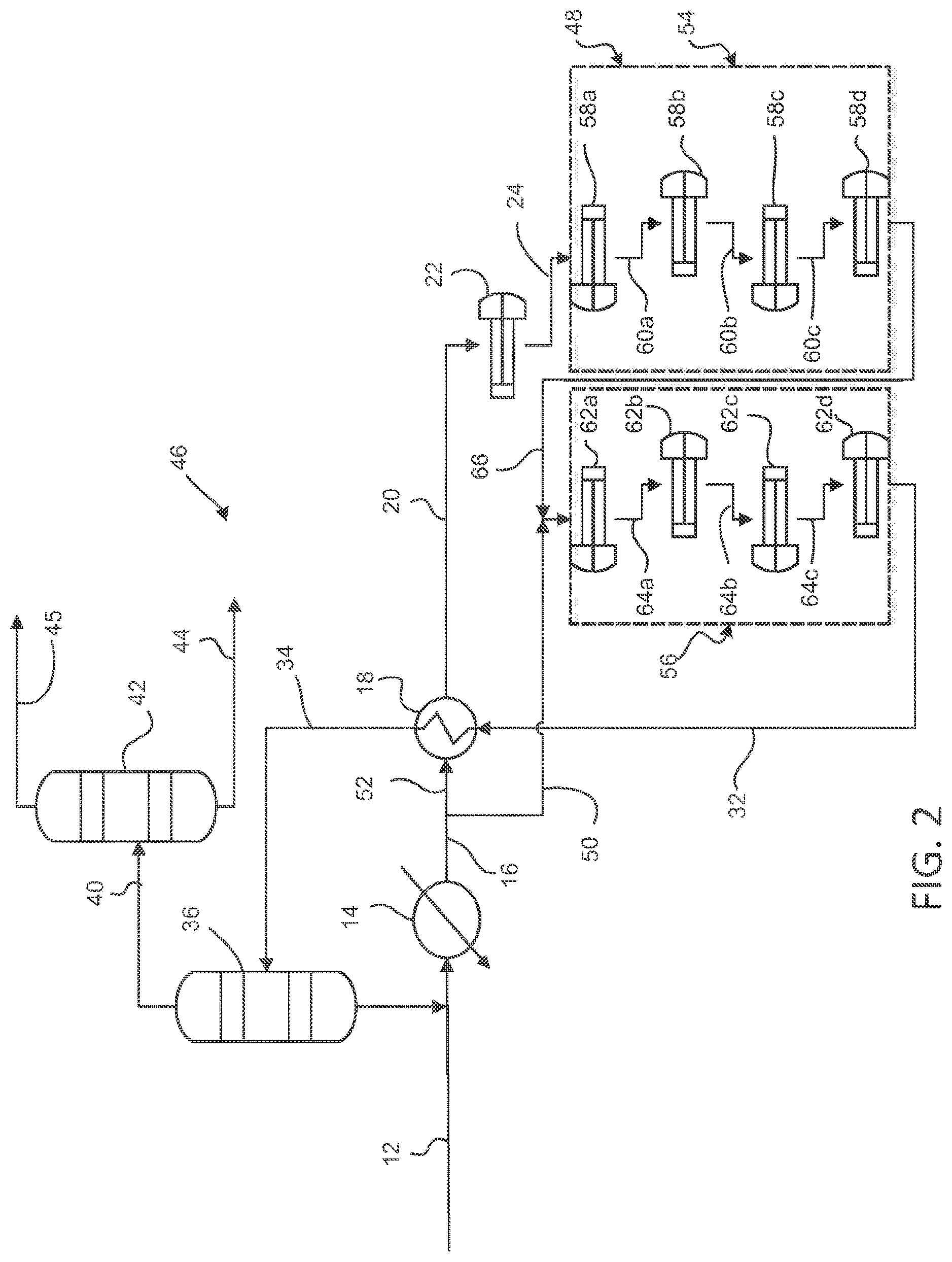 Patent US12304880 Figure 2 – Method for dehydrochlorination of HCFC-244BB to manufacture HFO-1234YF