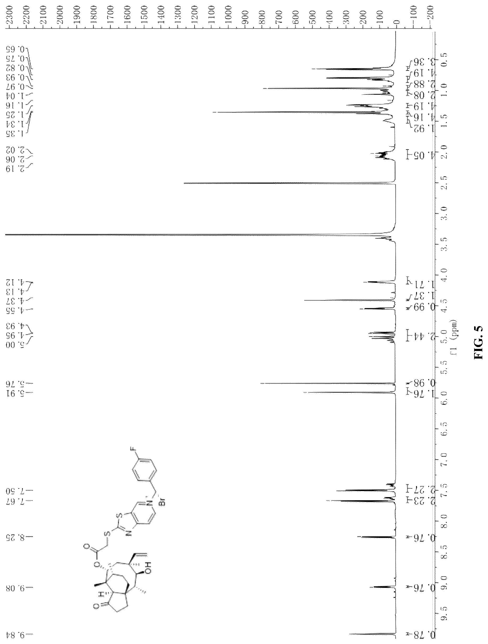Patent US12304917 Figure 5 – Pleuromutilin derivative containing a thiazolo[5,4-c]pyridine side chain, and a preparation method and application thereof