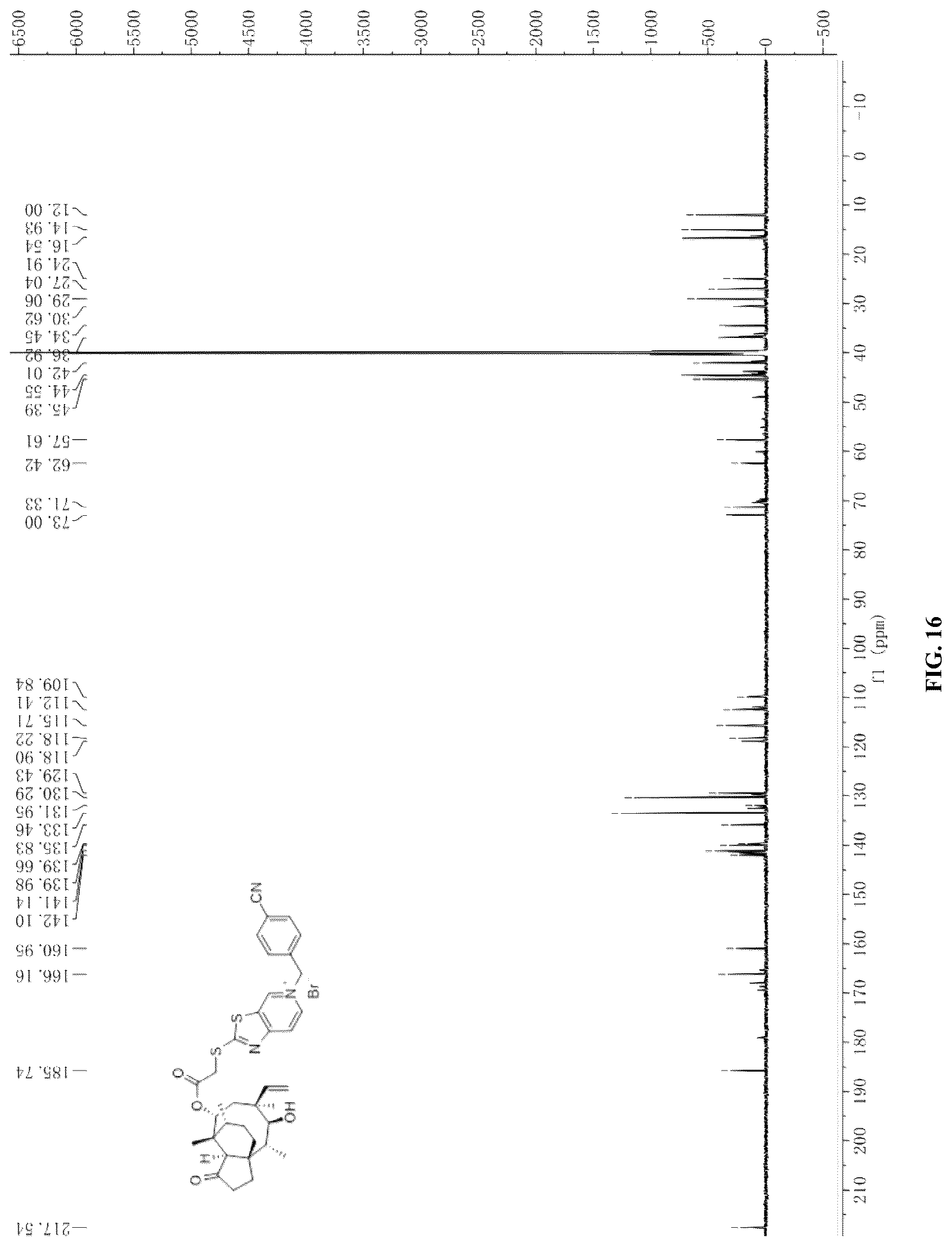 Patent US12304917 Figure 16 – Pleuromutilin derivative containing a thiazolo[5,4-c]pyridine side chain, and a preparation method and application thereof