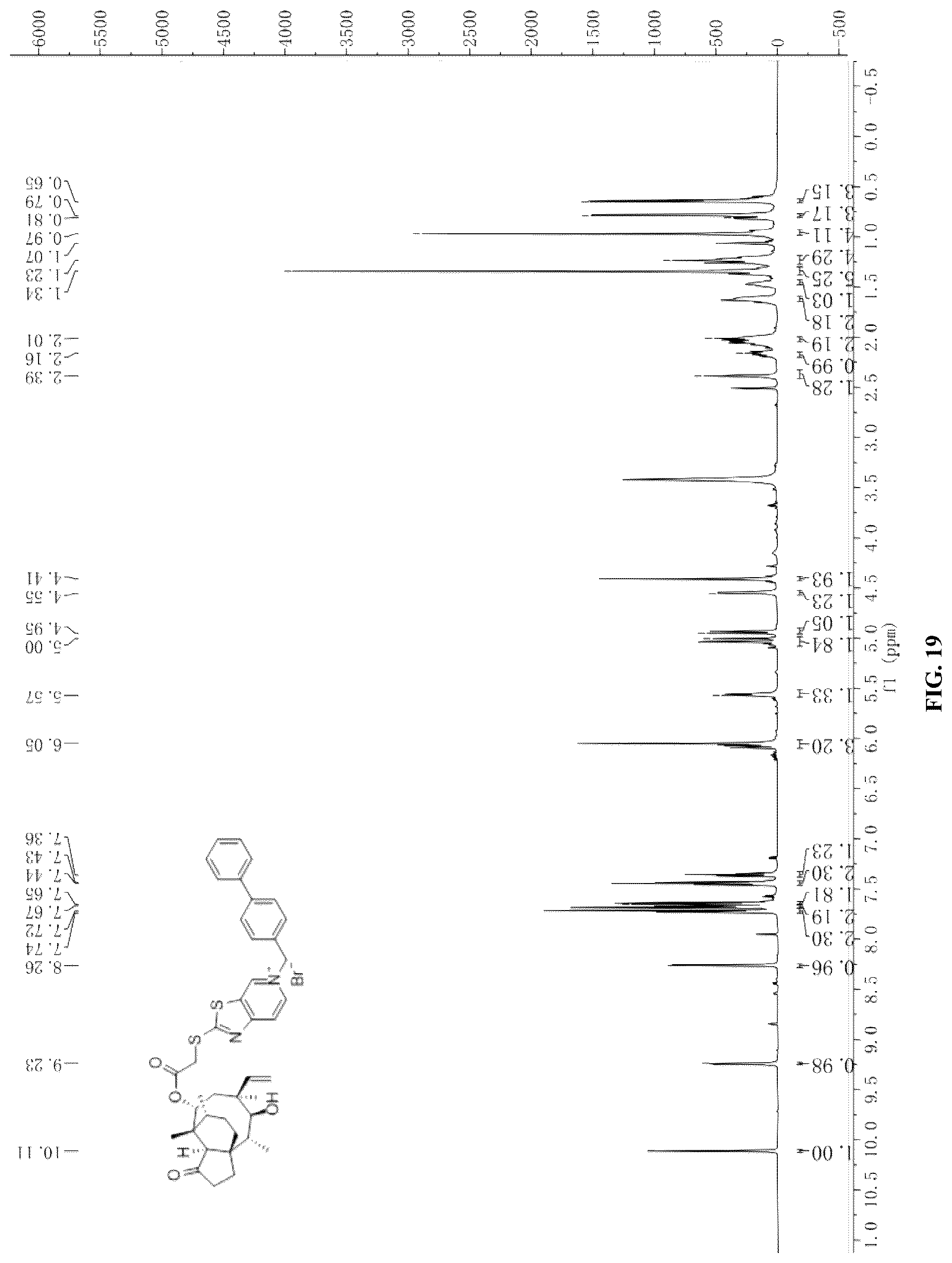 Patent US12304917 Figure 19 – Pleuromutilin derivative containing a thiazolo[5,4-c]pyridine side chain, and a preparation method and application thereof