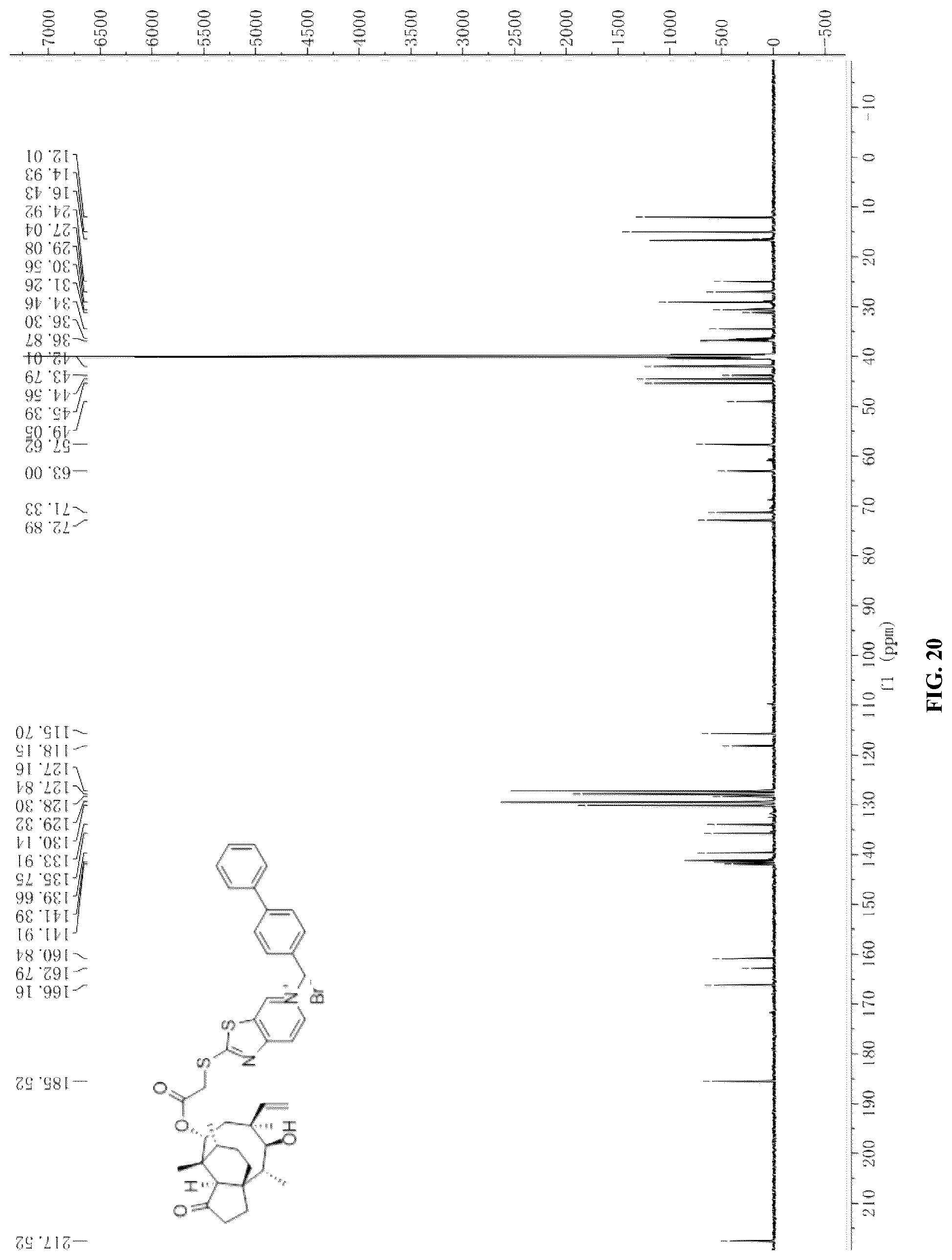 Patent US12304917 Figure 20 – Pleuromutilin derivative containing a thiazolo[5,4-c]pyridine side chain, and a preparation method and application thereof