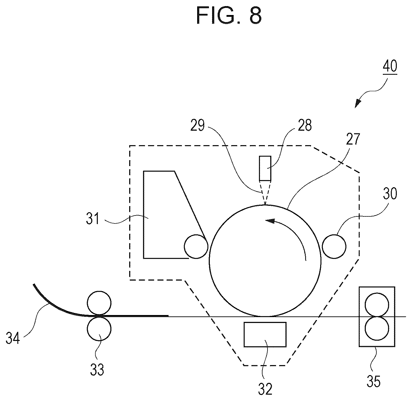 Patent US12304918 Figure 8 – Organic compound and organic light-emitting device