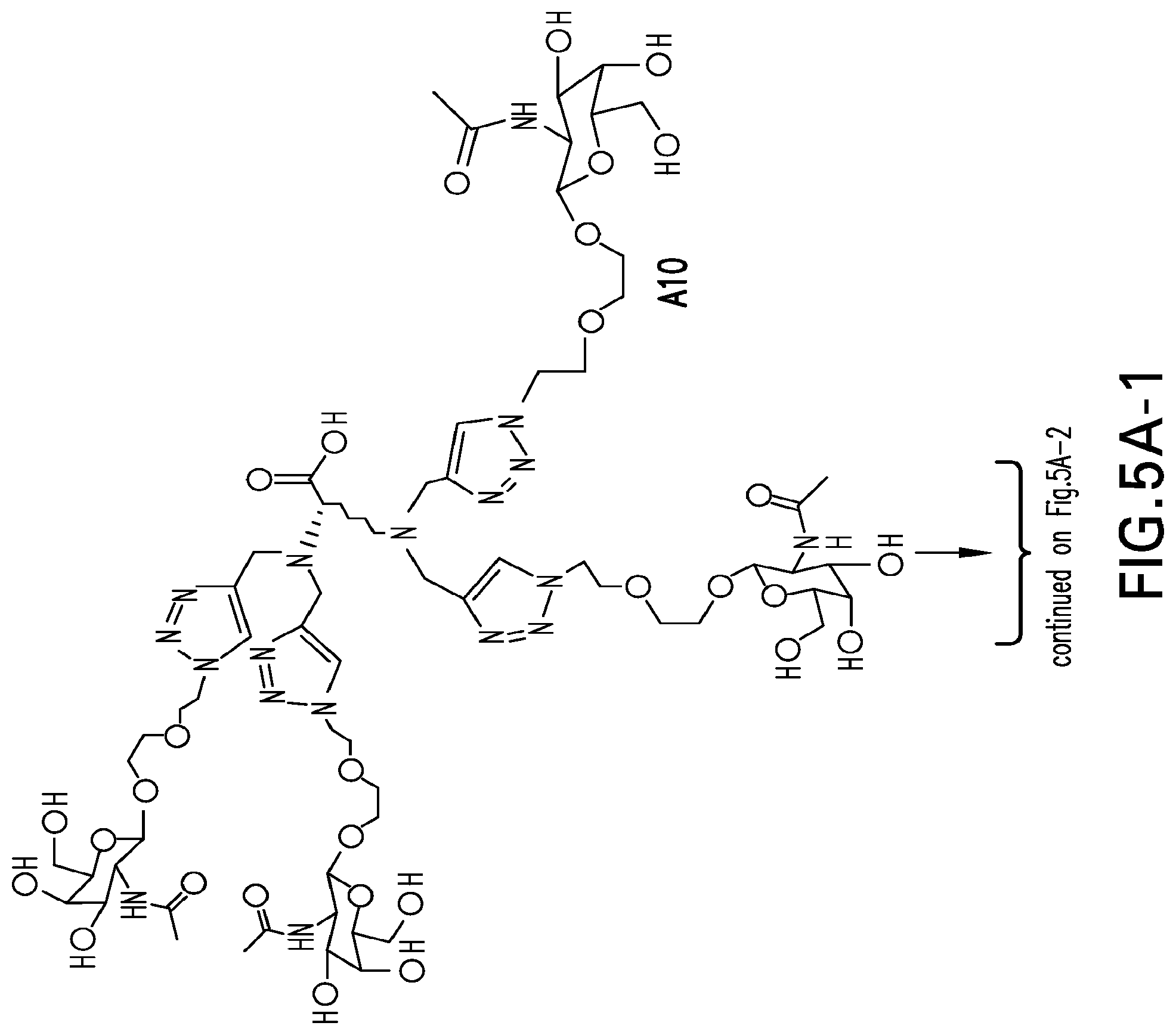 Patent US12304925 Figure 6 – Tetragalnac and peptide containing conjugates and methods for delivery of oligonucleotides