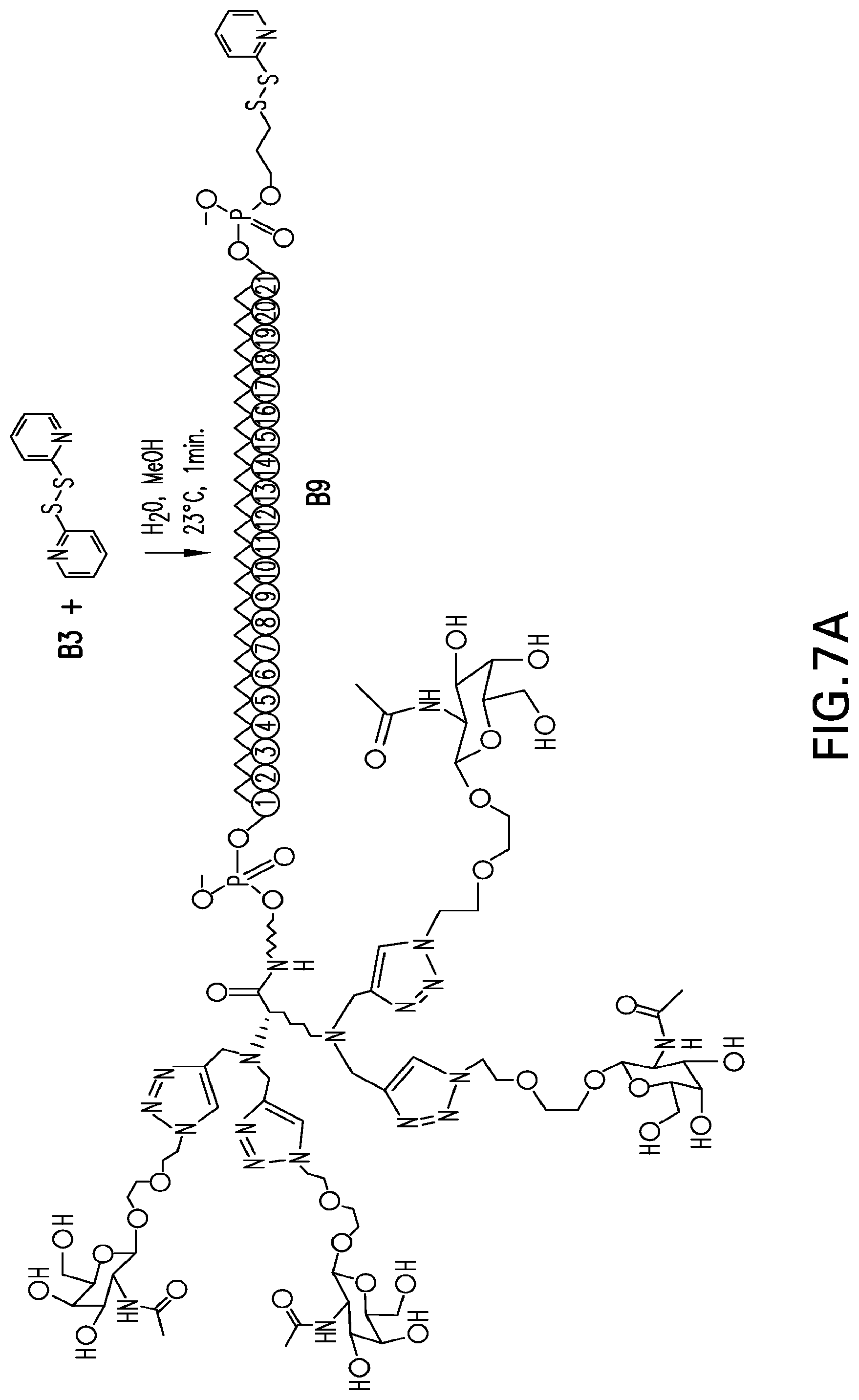 Patent US12304925 Figure 13 – Tetragalnac and peptide containing conjugates and methods for delivery of oligonucleotides