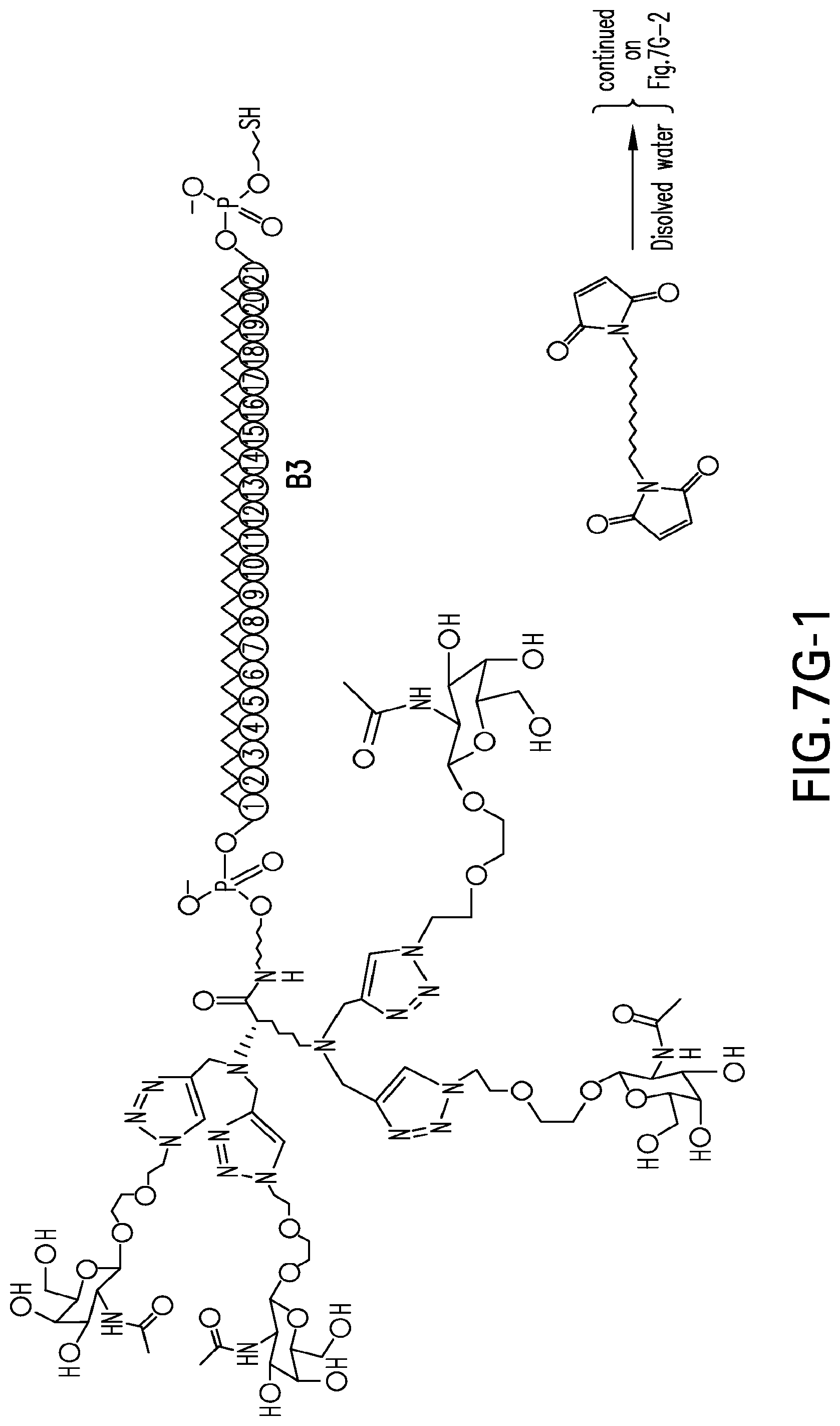 Patent US12304925 Figure 20 – Tetragalnac and peptide containing conjugates and methods for delivery of oligonucleotides